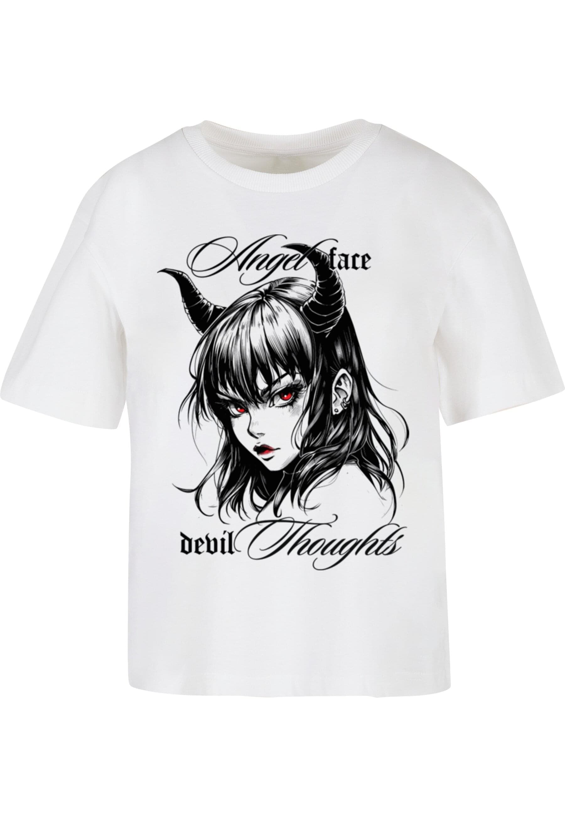 Miss Tee T-Shirt "Miss Tee Devil Thoughts Tee" 1 Stk. tlg. günstig online kaufen