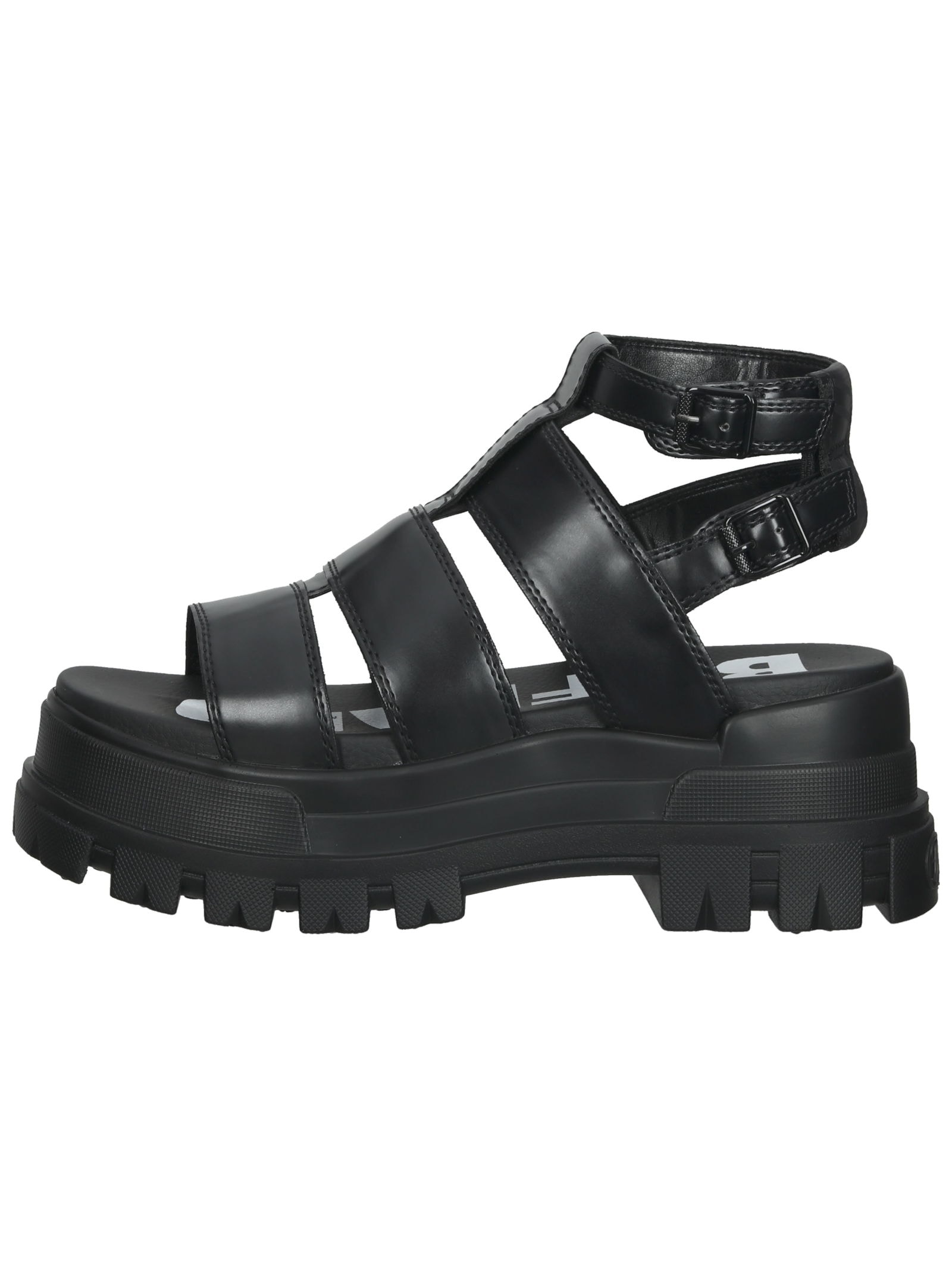 Buffalo Plateausandaletten »Buffalo Sandalen Lederimitat«