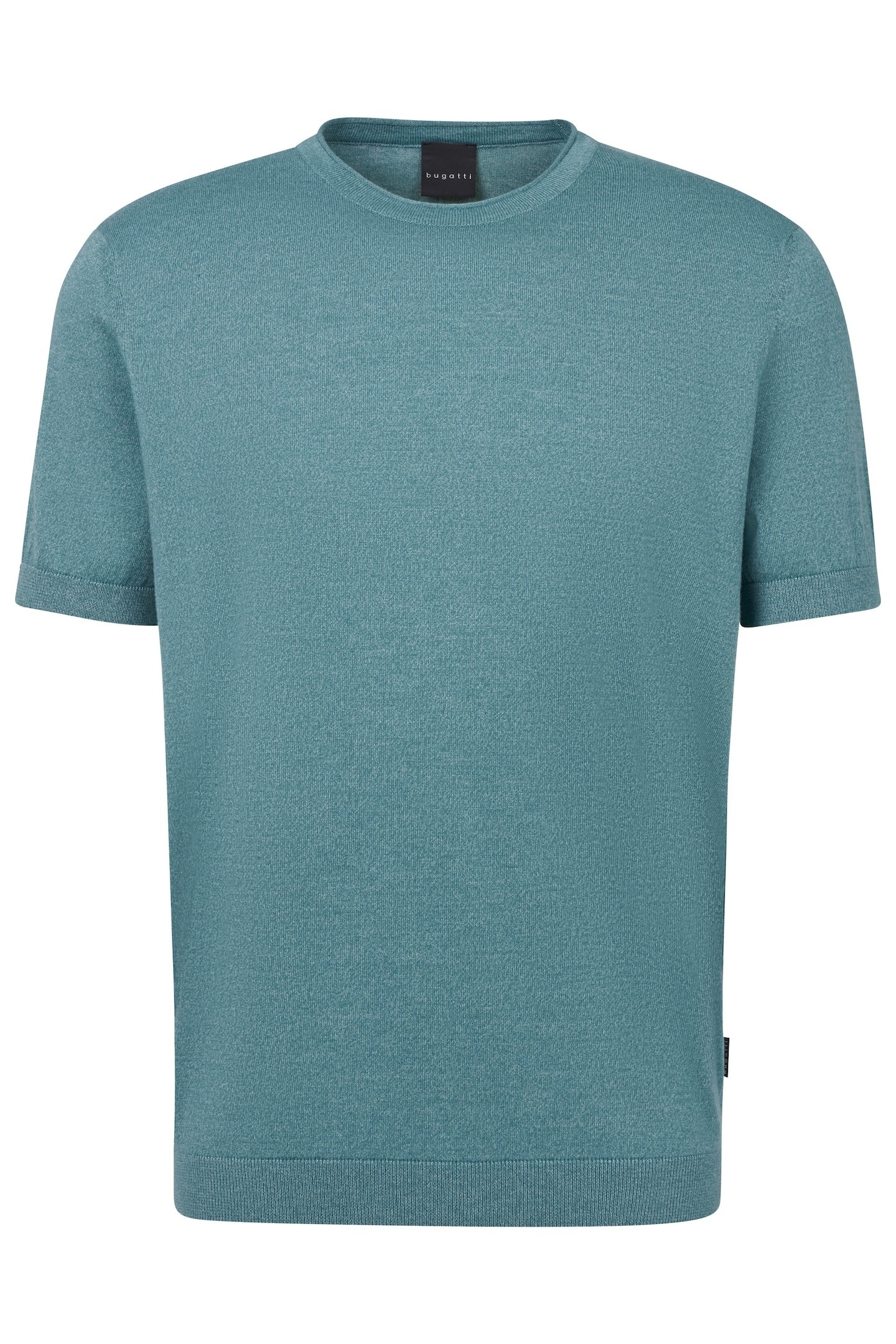 bugatti T-Shirt, mit Rippenbündchen
