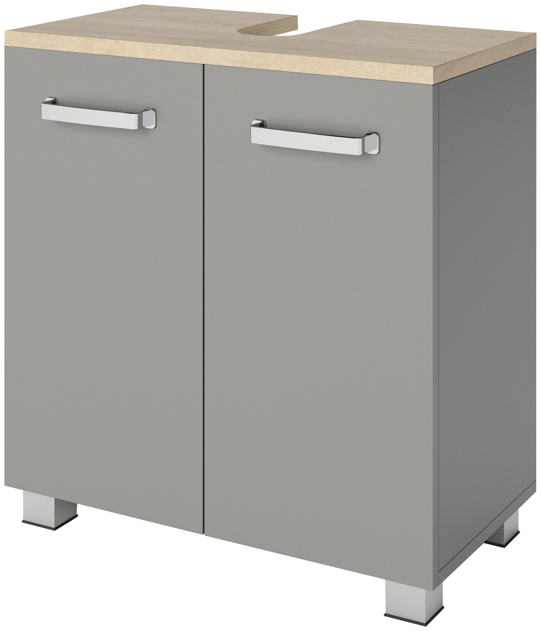 welltime Waschbeckenunterschrank »Cosmo«, BxTxH: ca. 60x32,5x63,5 cm, 2 Fächer
