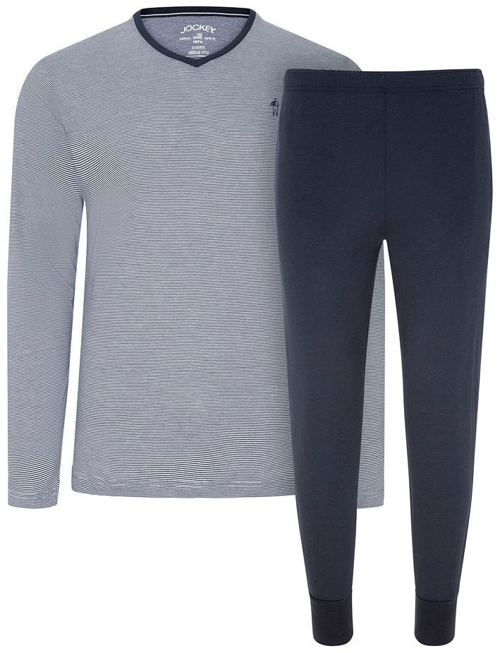 Jockey Pyjama "Night & Day", (2 tlg.), Langarm, V-Ausschnitt günstig online kaufen