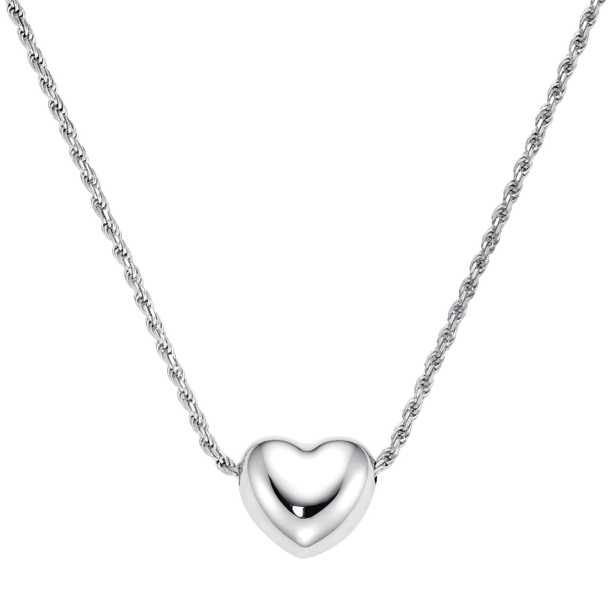 GIORGIO MARTELLO MILANO Kette mit Anhänger »mit Anhänger in Herzform, Silber 925«