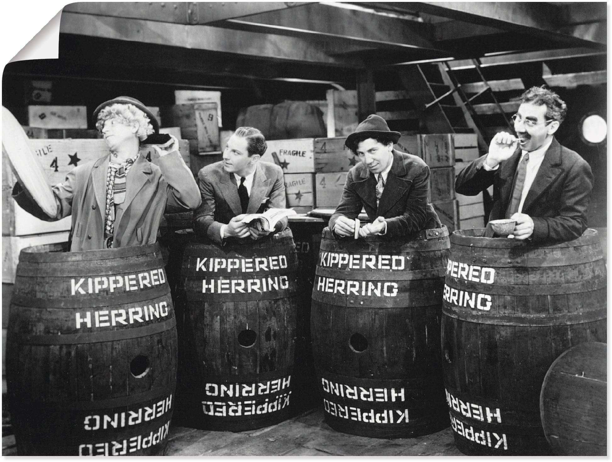 Artland Wandbild »Die Marx Brothers auf See, 1931«, Stars, (1 St.), als Alubild, Leinwandbild, Wandaufkleber oder Poster in versch. Größen