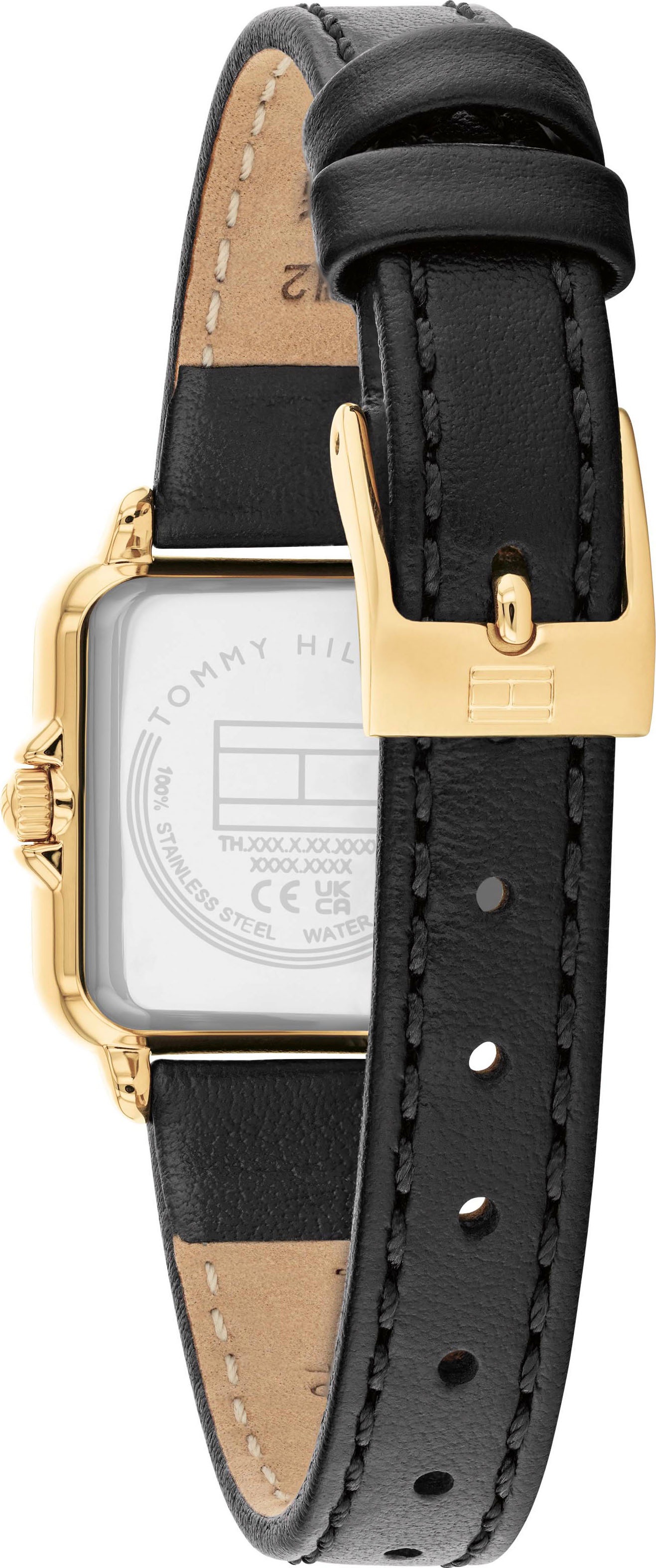 Tommy Hilfiger Quarzuhr »MIA«, Armbanduhr, Damenuhr, Lederarmband, analog