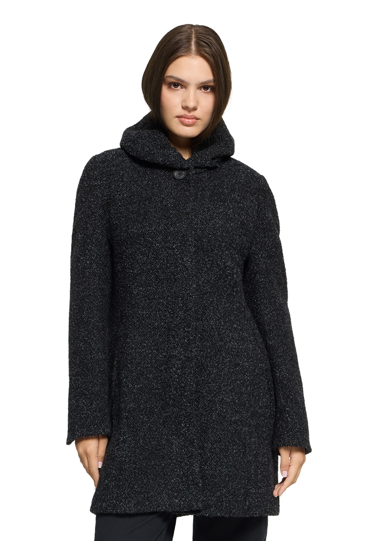 Gil Bret Wolljacke ohne Kapuze mit extra hohem Kragen günstig online kaufen