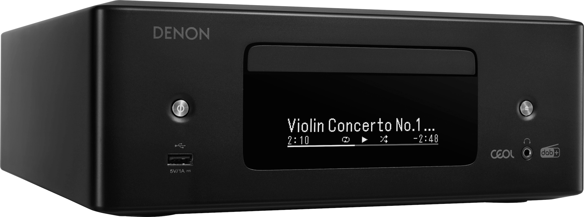 Denon Netzwerkplayer »RCD-N12DAB«, (Bluetooth-NFC-WLAN)