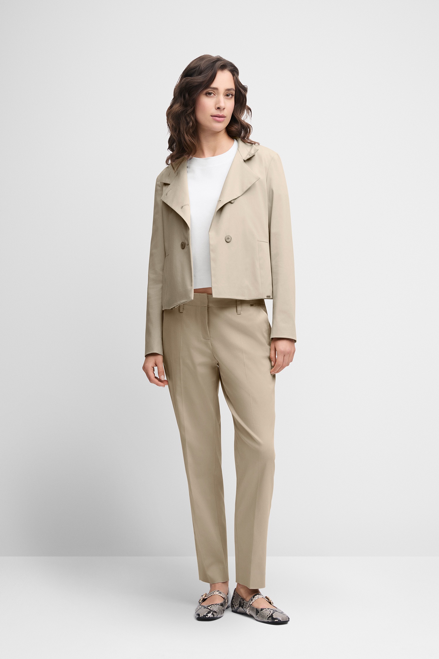 Thumbnail - Cinque Kurzblazer "CILOKA" Stehkragen und doppelreihige Knopfleiste, Regular Fit