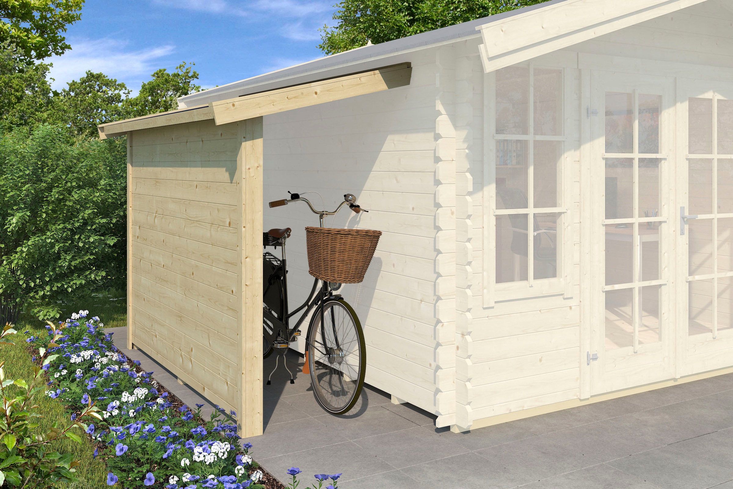 LASITA MAJA "Schleppdach" BxT: 90x240 cm günstig online kaufen