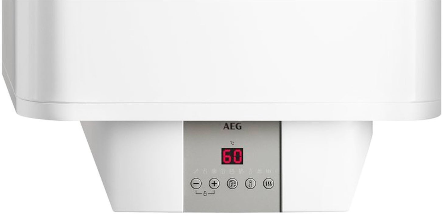 AEG Haustechnik Wandspeicher "DEM 100 Comfort EL, Wandspeicher 100 Liter" energiesparend mit 3 Eco-Funktionen, gradgenaue Temperaturwahl