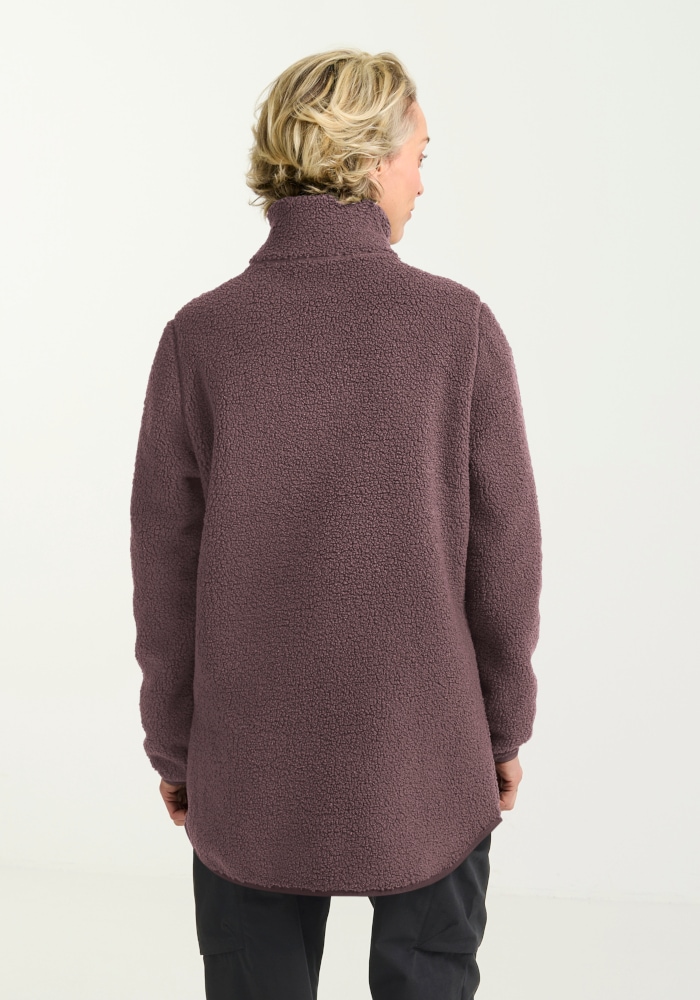 Jack Wolfskin Funktionsmantel »HIGH CURL COAT W« Fleecemantel, warm & winddicht
