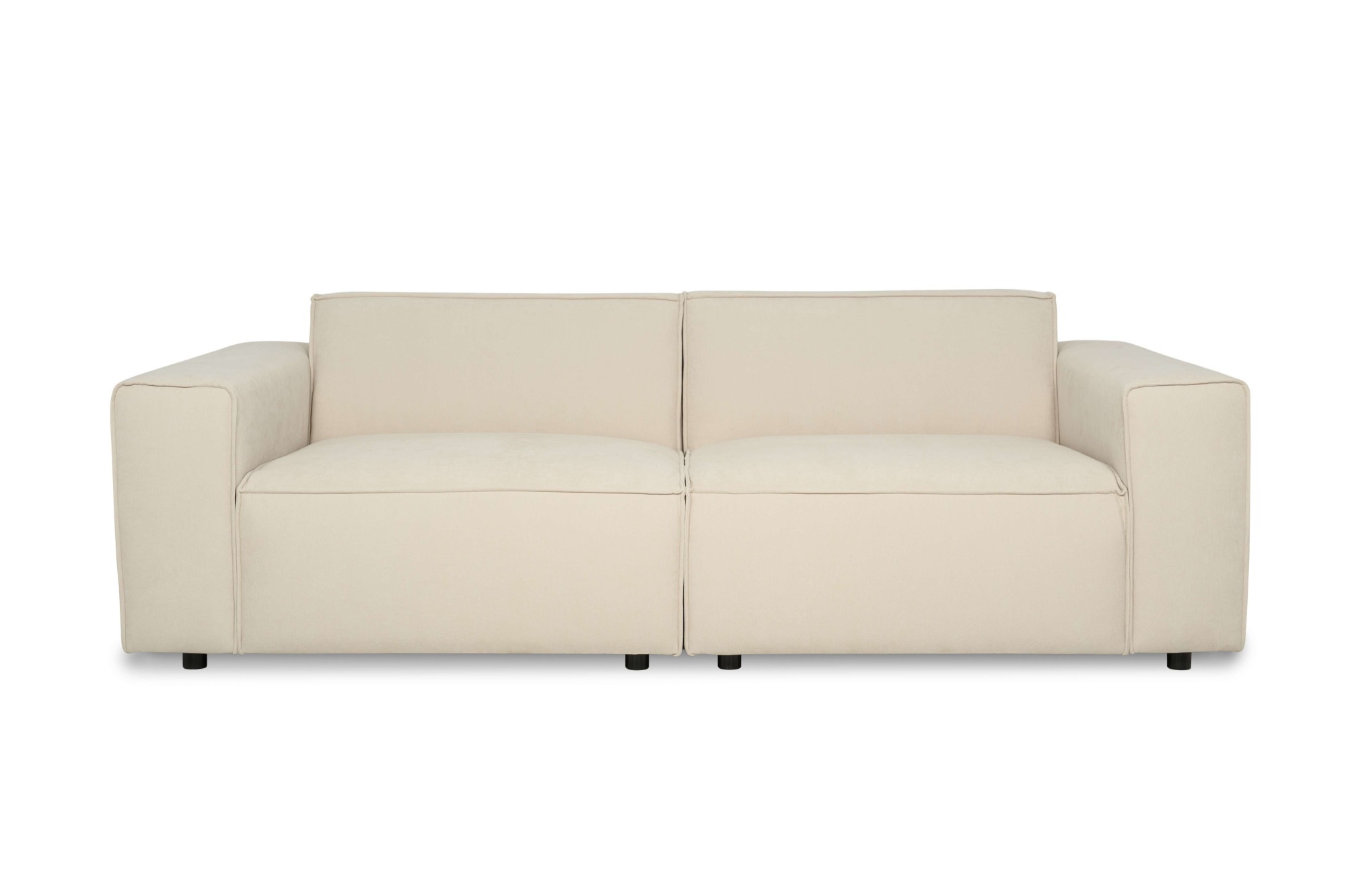 OTTO home 2-Sitzer »Jorrena, extra weicher Chenille-Stoff« Kompaktsofa, 3 Komfortstufen, Breite 226 cm, mit Wellenunterfederung