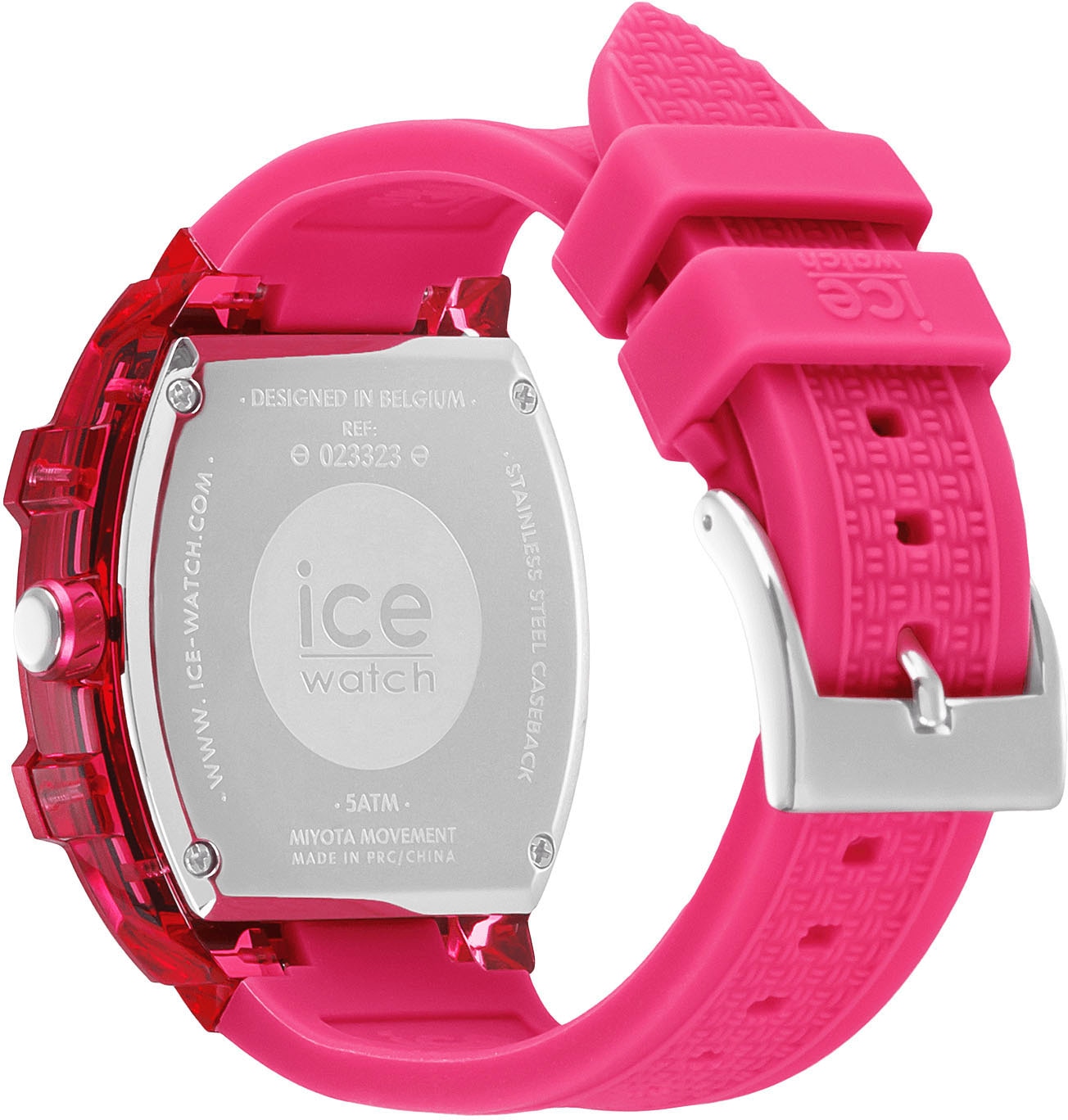 ice-watch Quarzuhr »ICE boliday - Women - Plastic - Small - 3H«, Armbanduhr, Damenuhr, Silikonarmband, analog