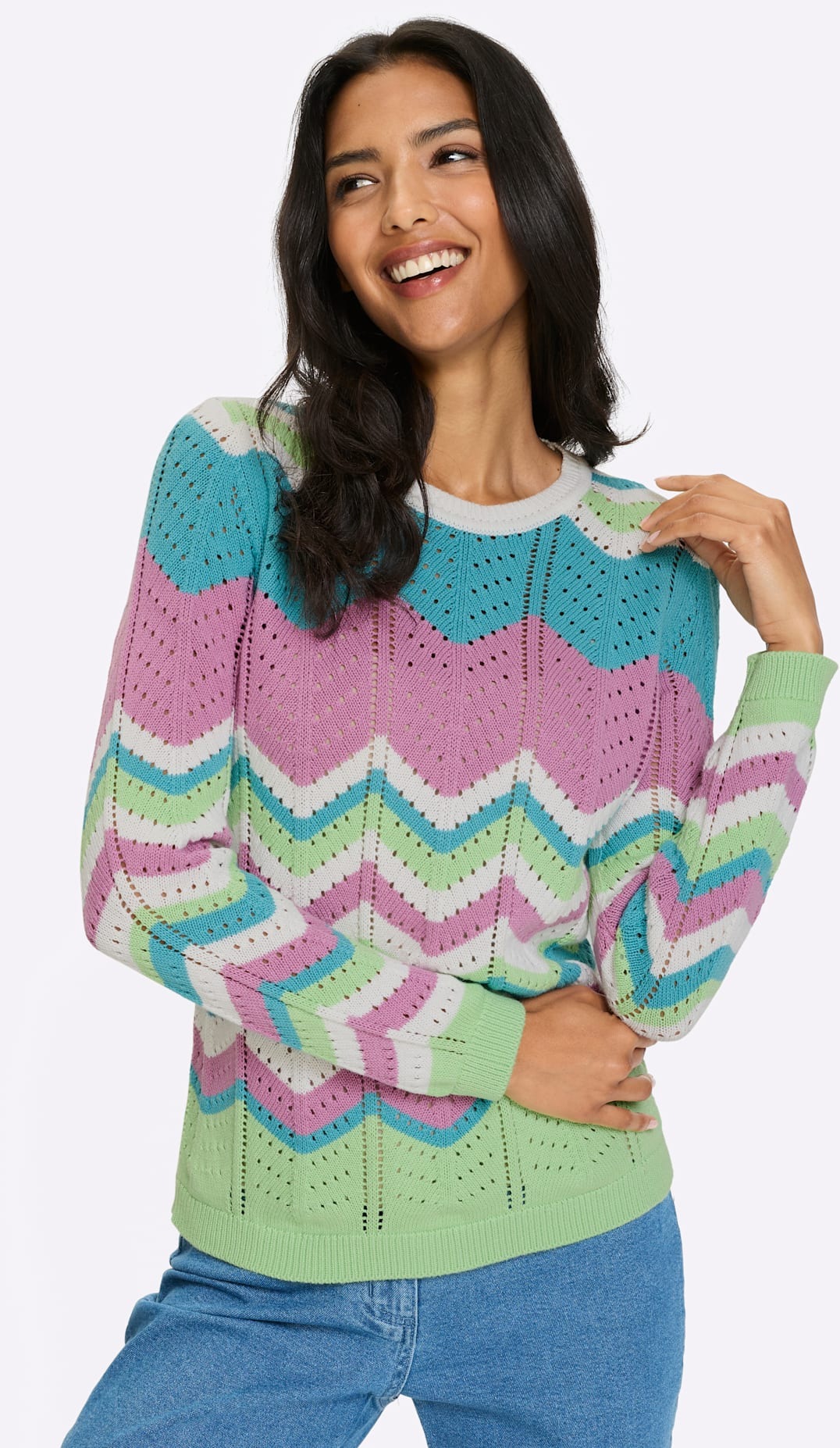 Classic Basics Ajourpullover "Ajour-Pullover" günstig online kaufen