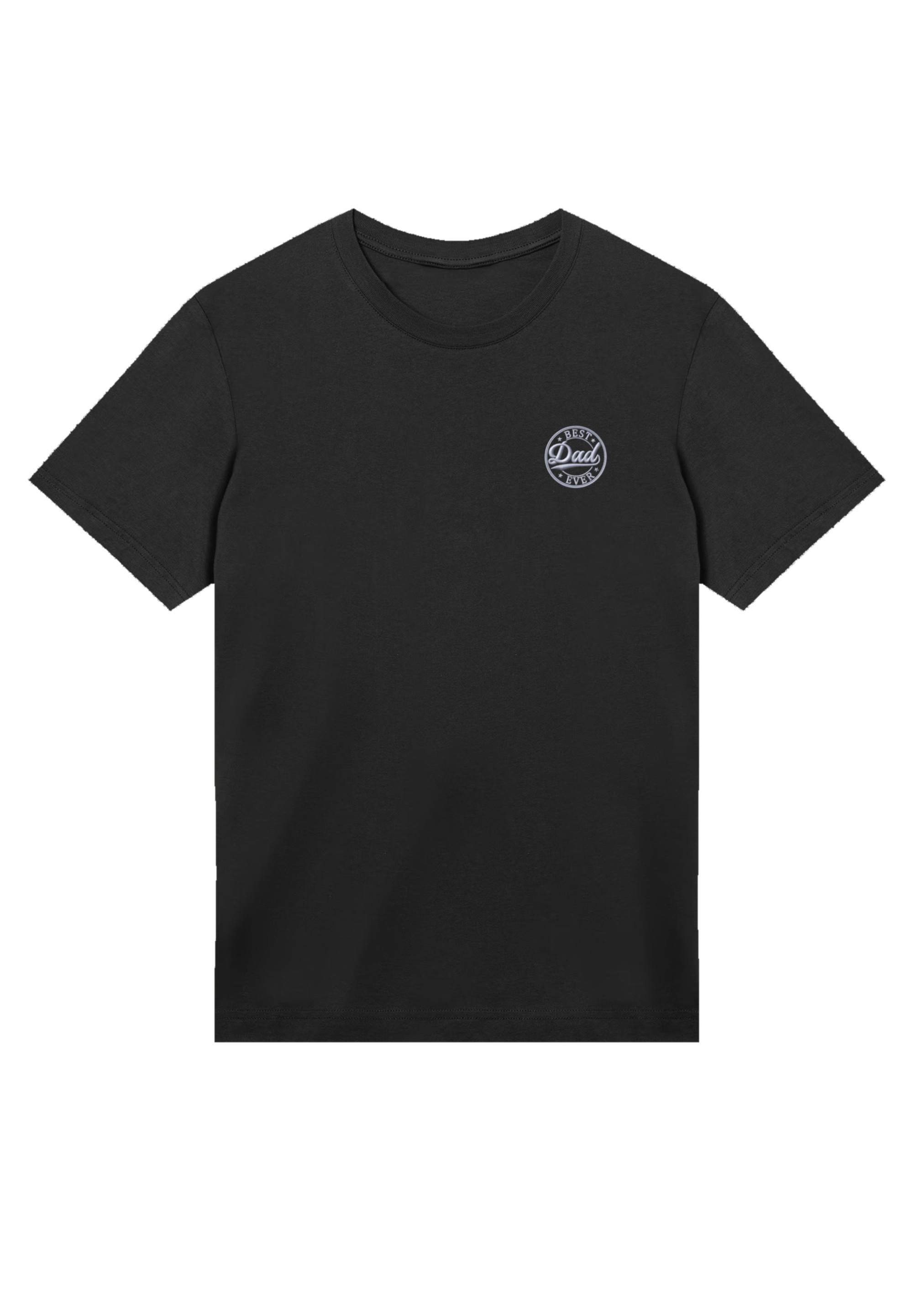 F4NT4STIC T-Shirt »Best Dad Ever Vatertag Bester Papa Bestickt«, Premium Qualität, Stickerei