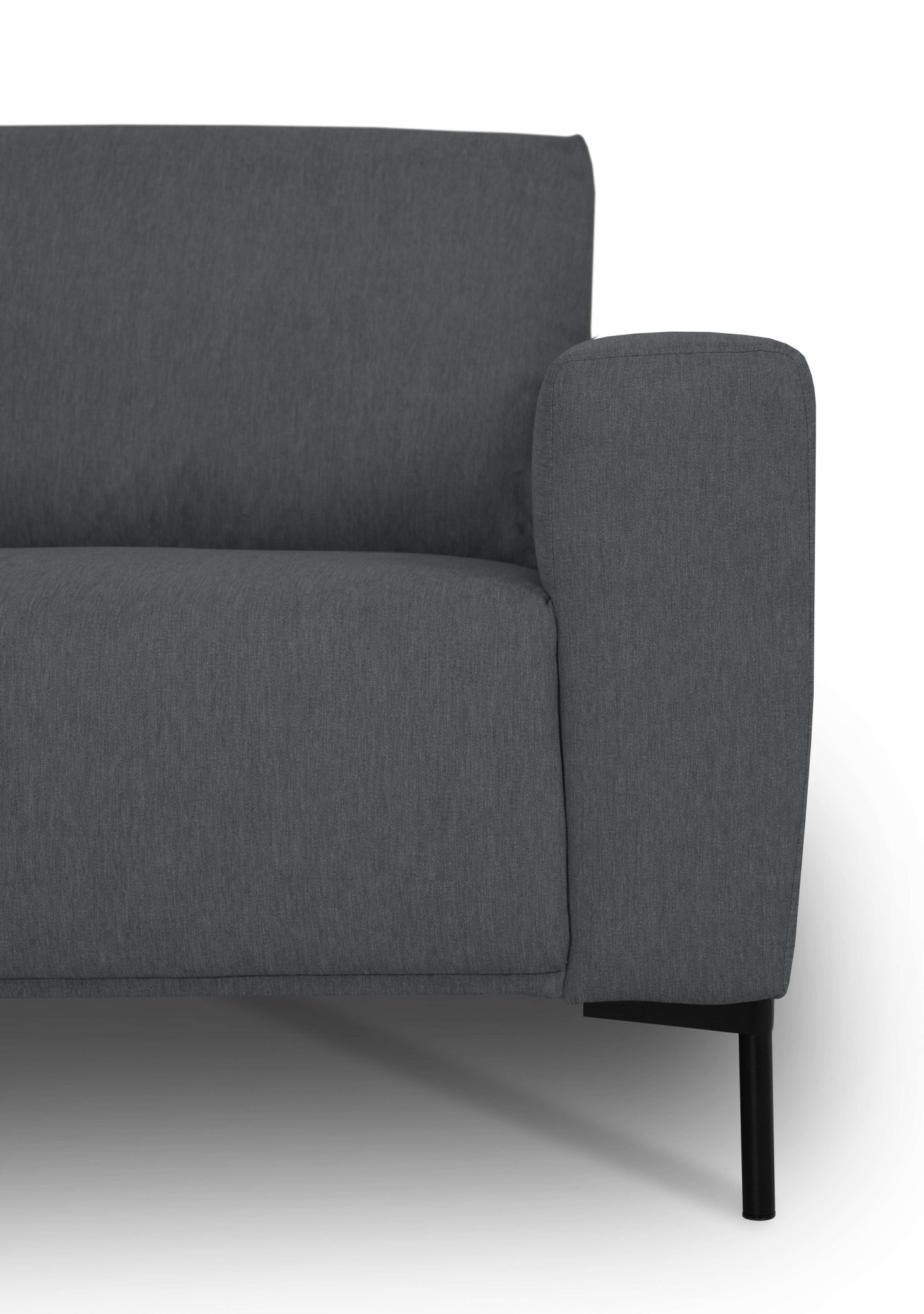 andas Ecksofa »Melby«, (2 St.), Breite 275 cm, in einem weichen Struktur Stoff, lose Rückenkissen