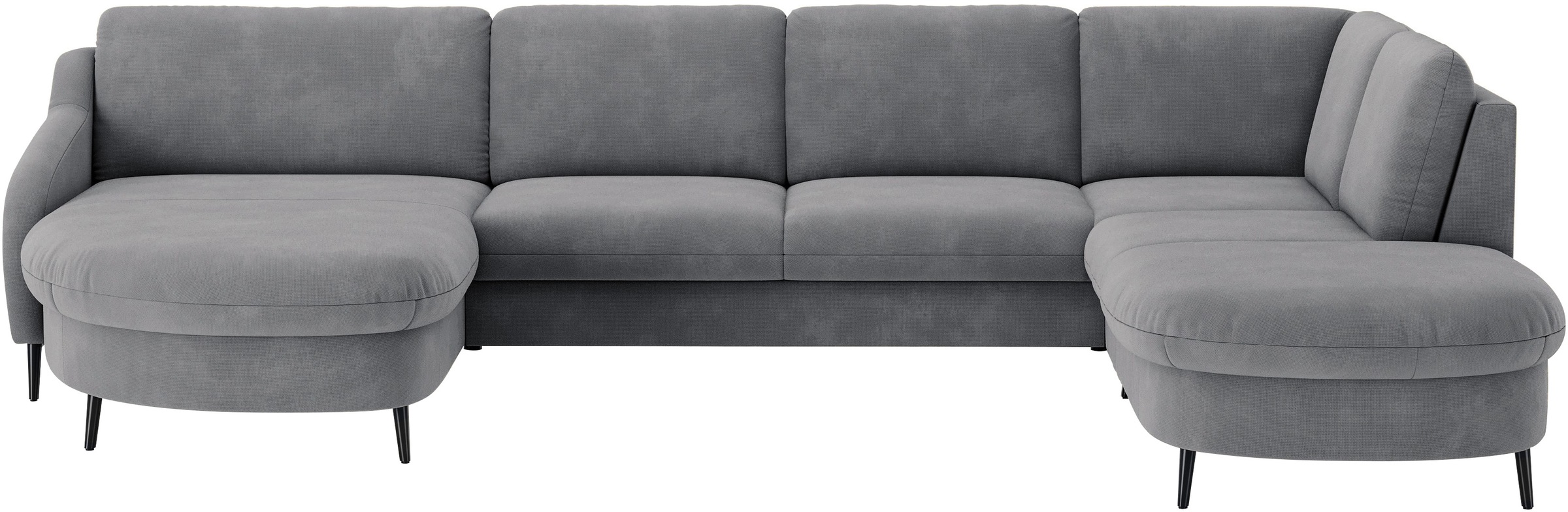 sit&more "Soul U-Form" wahlweise mit Bett und Bettkasten