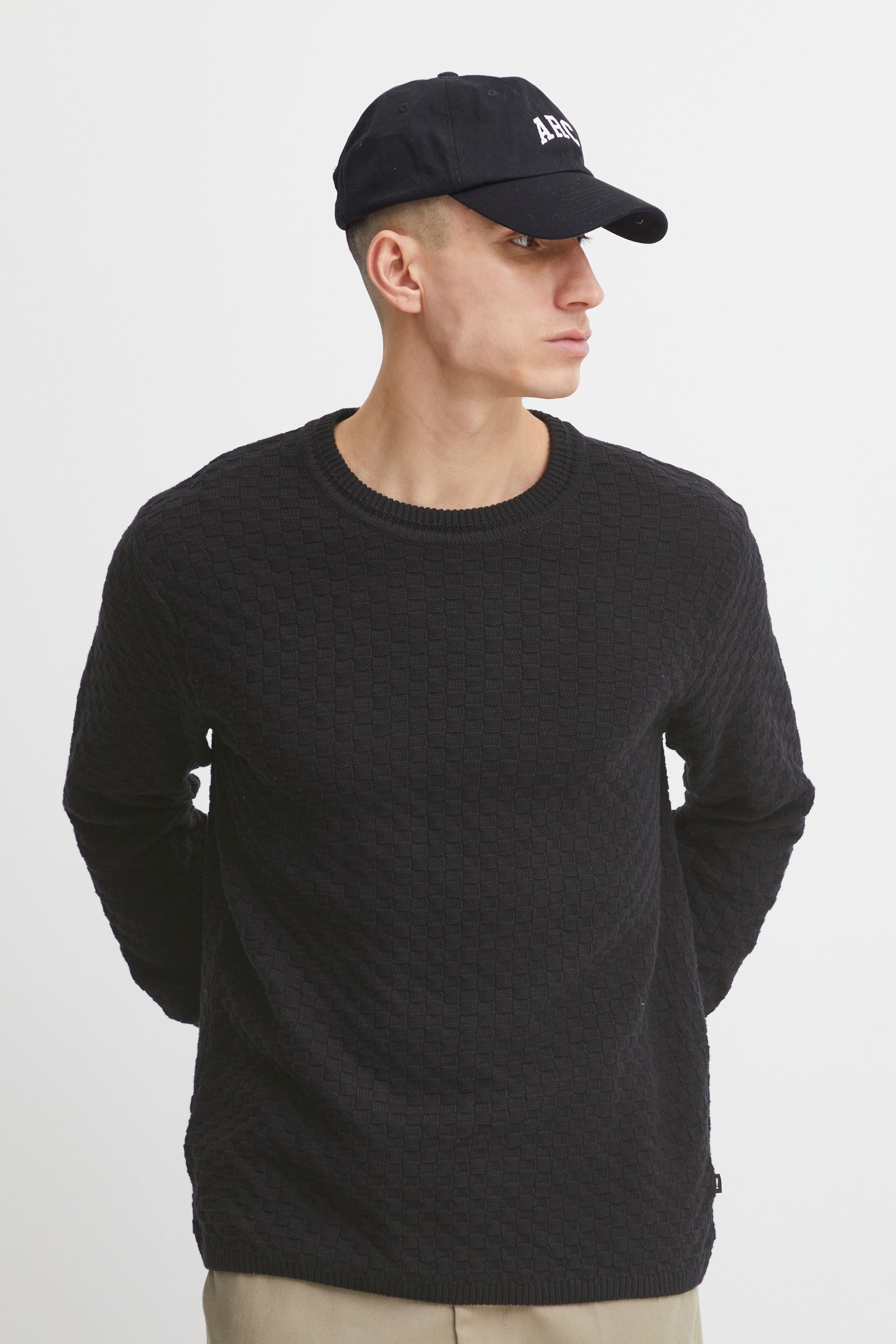 Solid Strickfleece-Pullover "Strickpullover SDElijah" günstig online kaufen