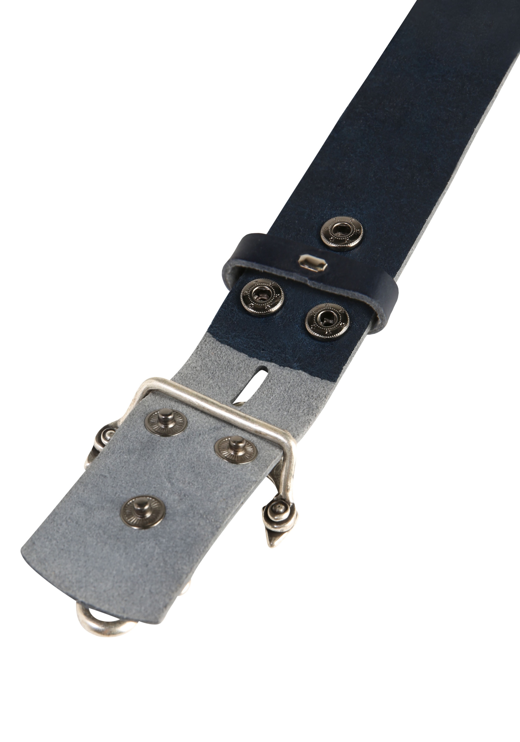 Rettungsring Gürtel Ledergürtel »»Soft Boom Navy«, mit austauschbarer Schließe »Anker SO19°««