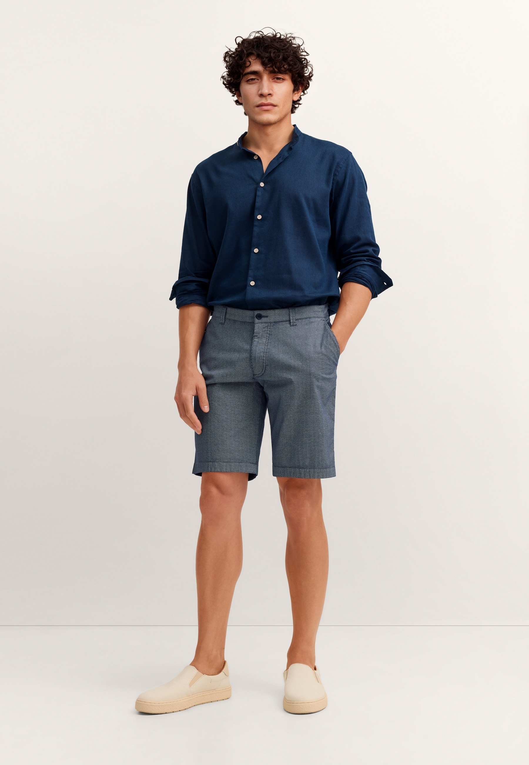 bugatti Bermudas  Modern Fit aus Baumwoll-Elasthan-Mix