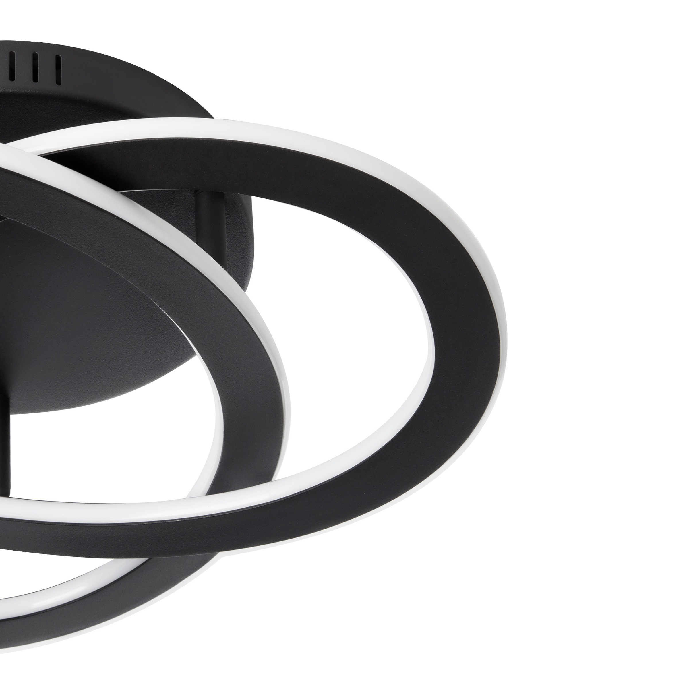 EGLO LED Deckenleuchte »ROLIMARE Deckenlampe - Alu - LED - 35W - IP20« LED-Modul 1 Stk. Neutralweiß Wohnzimmerlampe, Küchenlampe, Flurlampe, L42 x B40 x H13 cm