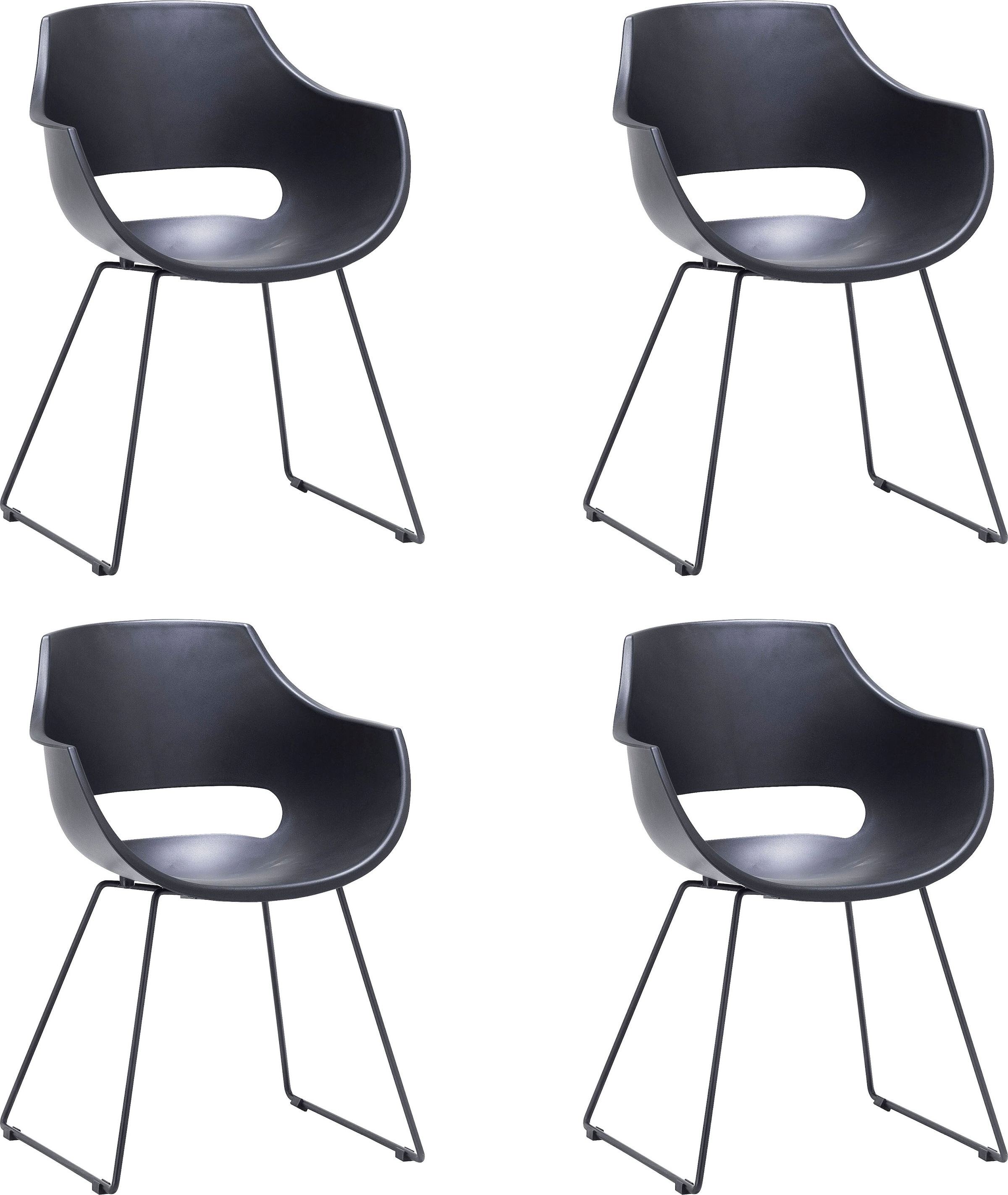 MCA furniture Schalenstuhl »Rockville«, (Set), 4 St., Stuhl belastbar bis 120  Kg kaufen | BAUR