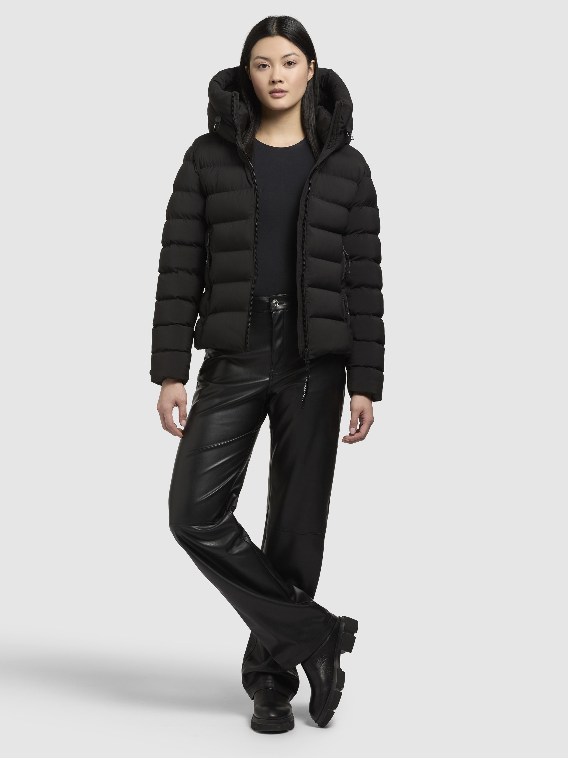 khujo Steppjacke »VADEA«, mit Kapuze