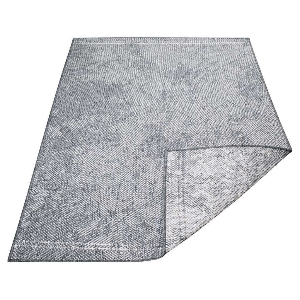 Carpet City Outdoorteppich »DUO RUG 5845«, rechteckig, 5 mm Höhe, Wendeteppich Wetterfest In- & Outdoor, Balkon, Terrasse, Wohnzimmer