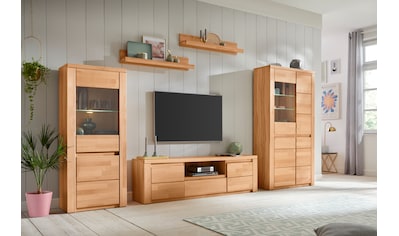 Premium collection by Home affaire Wohnwand »Burani«, (Set, 4 St.), teilmassives Holz kaufen