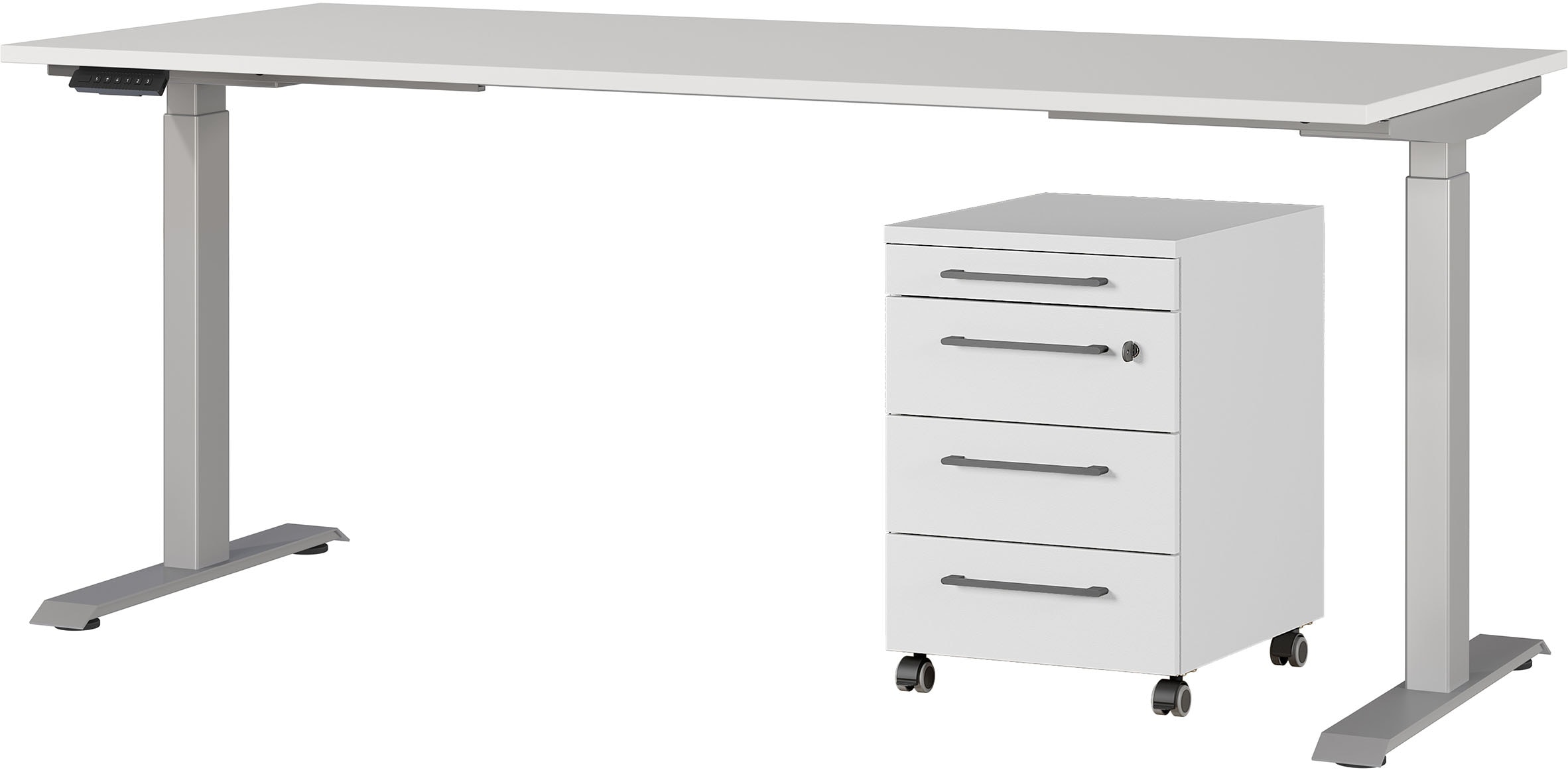 GERMANIA Büromöbel-Set "Agenda" Set bestehend aus höhenverstellbarem Schrei günstig online kaufen