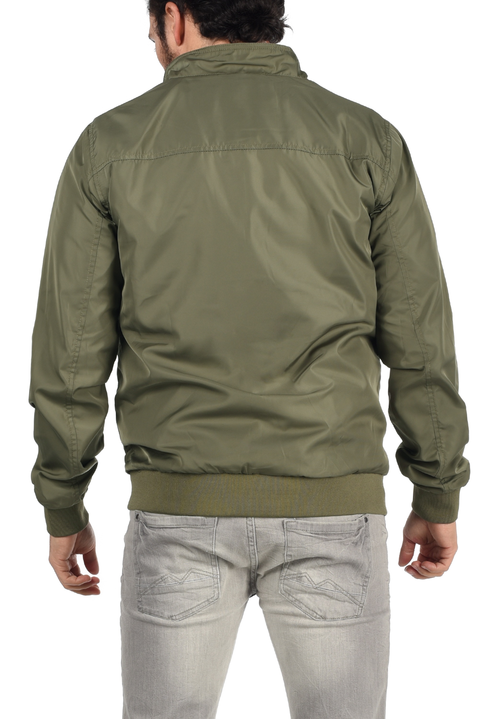 Kapuzenfleecejacke BLEND "Sweatjacke BHZyklo", Herren, Gr. L, grün (dusty olive grün), Obermaterial: 100% Polyester PES., Jacken 5