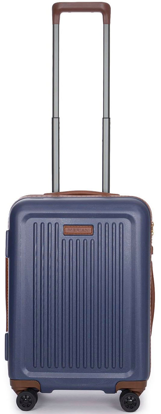 Stratic Hartschalen-Trolley »Merian S, navy«, 4 Rollen, Handgepäck Reisekoffer Reisegepäck TSA-Zahlenschloss