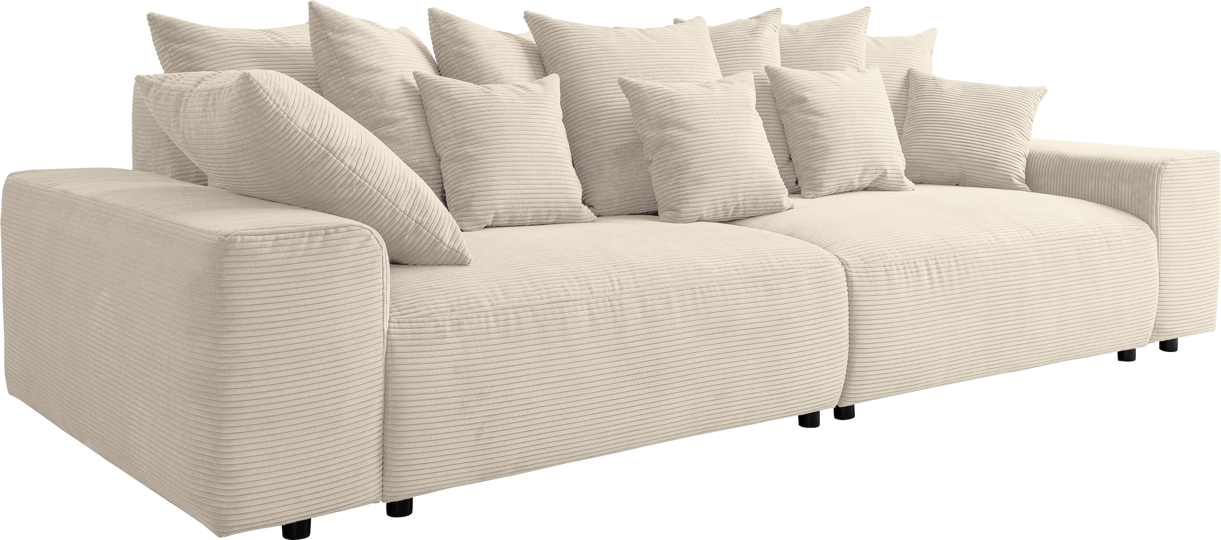 WERK2 Big-Sofa »Maxi, viel Platz, Mega Sofa, viele Kissen, bequem, kuschel Design« Cord, XXL