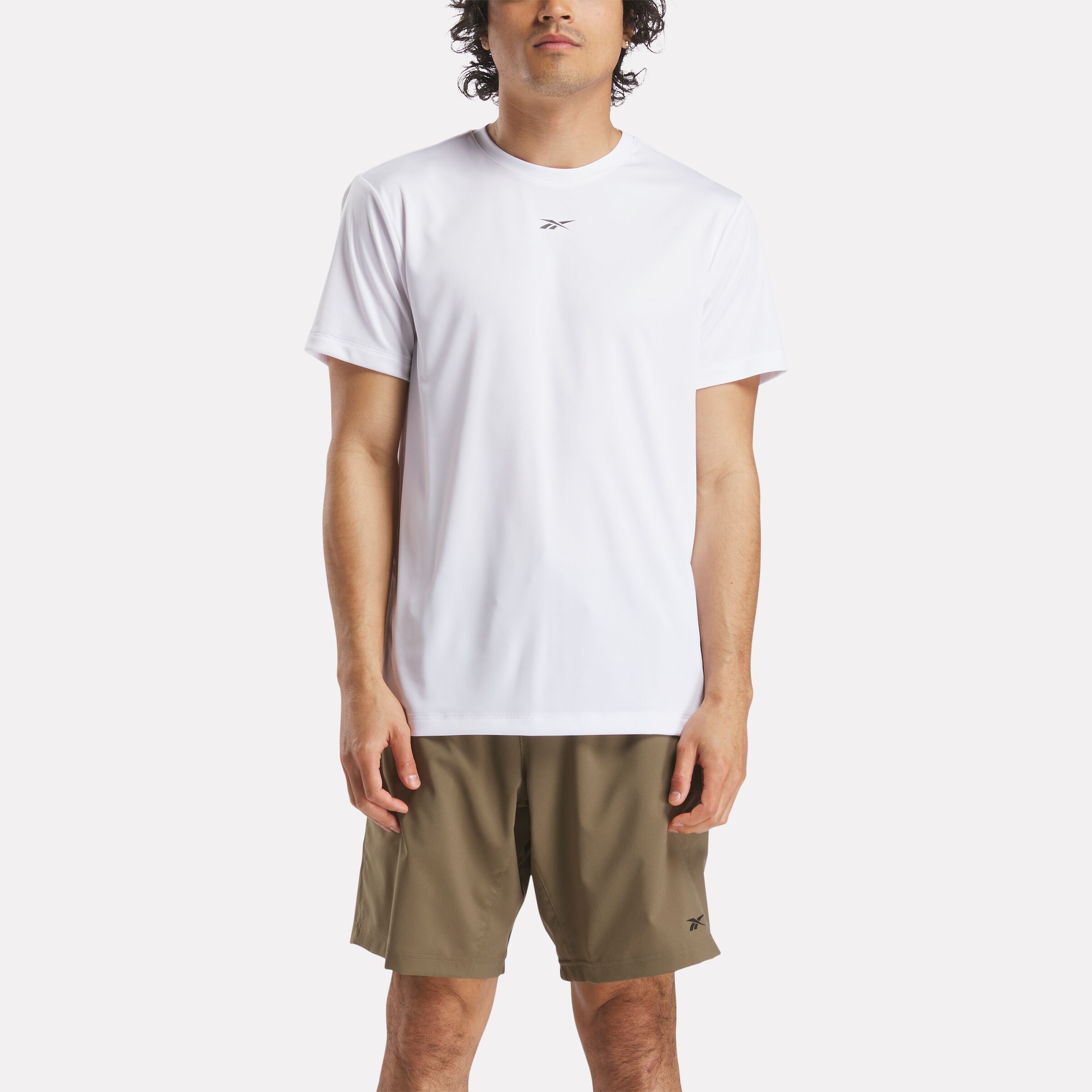 Reebok Trainingsshirt "ID TRAIN SS TECH TEE" Kurzarm-Design, atmungsaktives Material, schnell trocknend