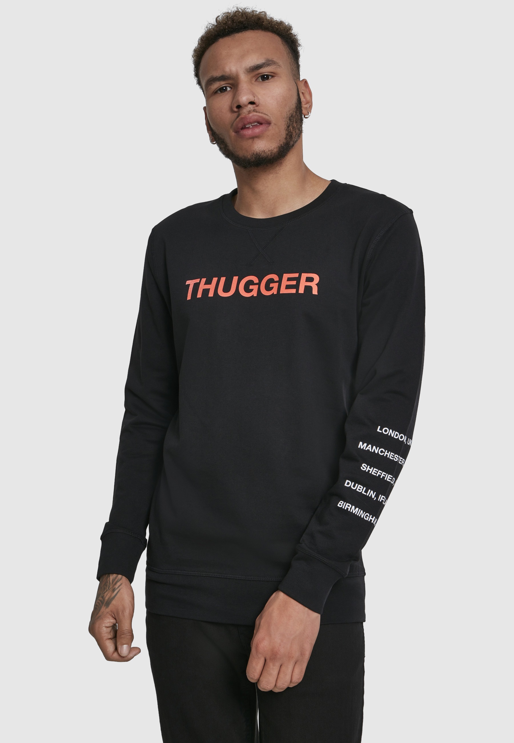 Thumbnail - Merchcode Sweater "Merchcode Herren Thugger Childrose Crewneck", 1 Stk.