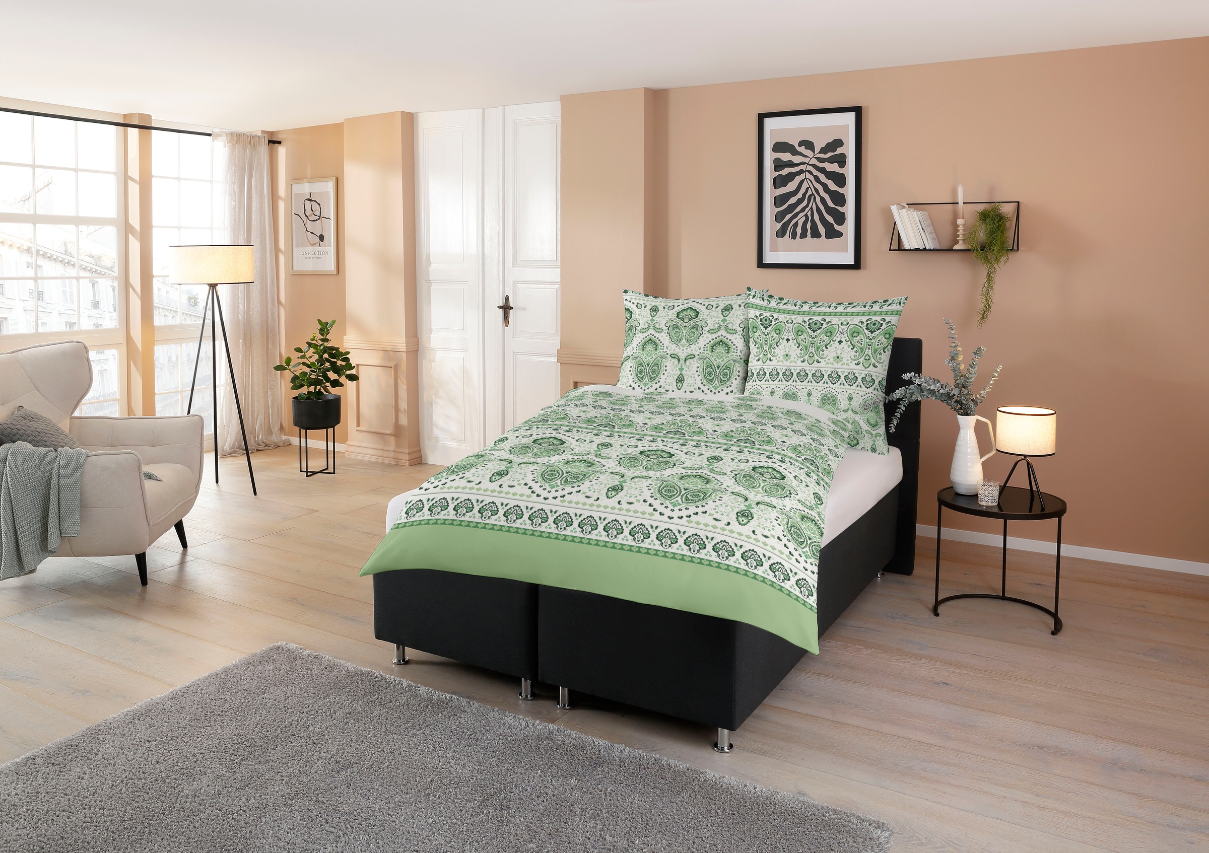 CASATEX Bettwäsche "Meriane" 2 Stk. tlg. exquisite, edle und detailreiche B günstig online kaufen