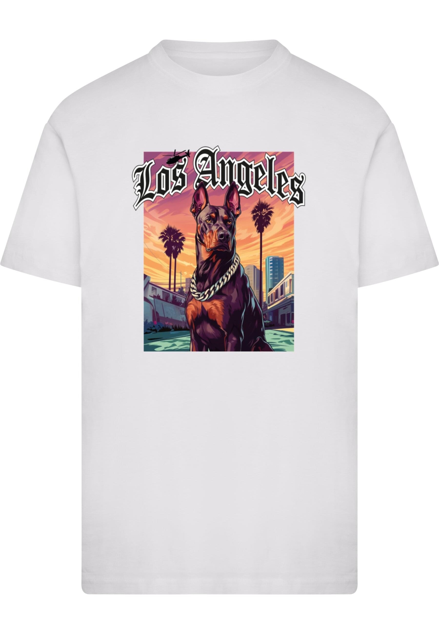 MisterTee T-Shirt "MisterTee Los Angeles Dog Tee" 1 Stk. tlg. günstig online kaufen