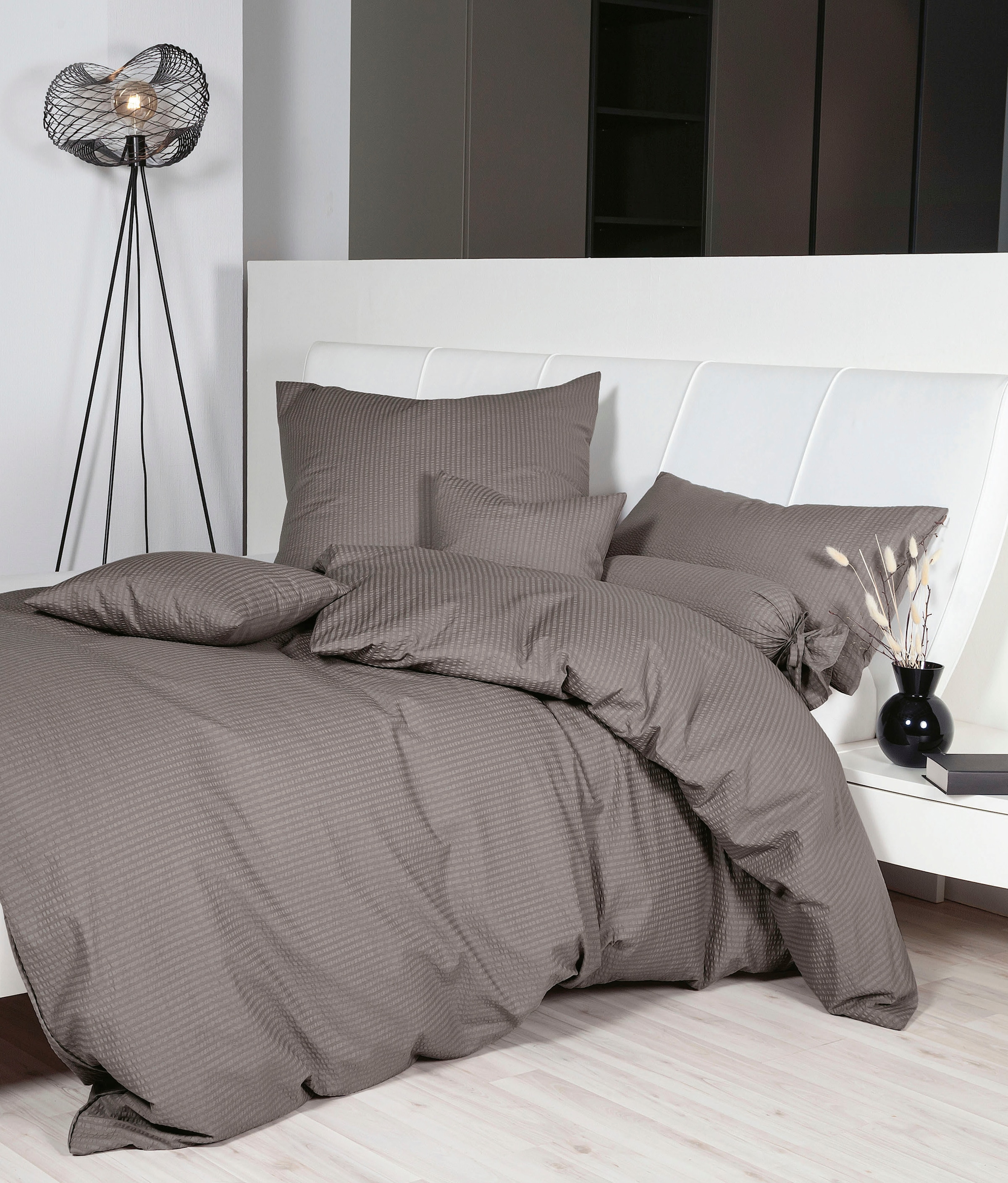 Janine Bettwäsche "PIANO 0125 31 135X200,80x80" 3 Stk. mit Reißverschluss günstig online kaufen