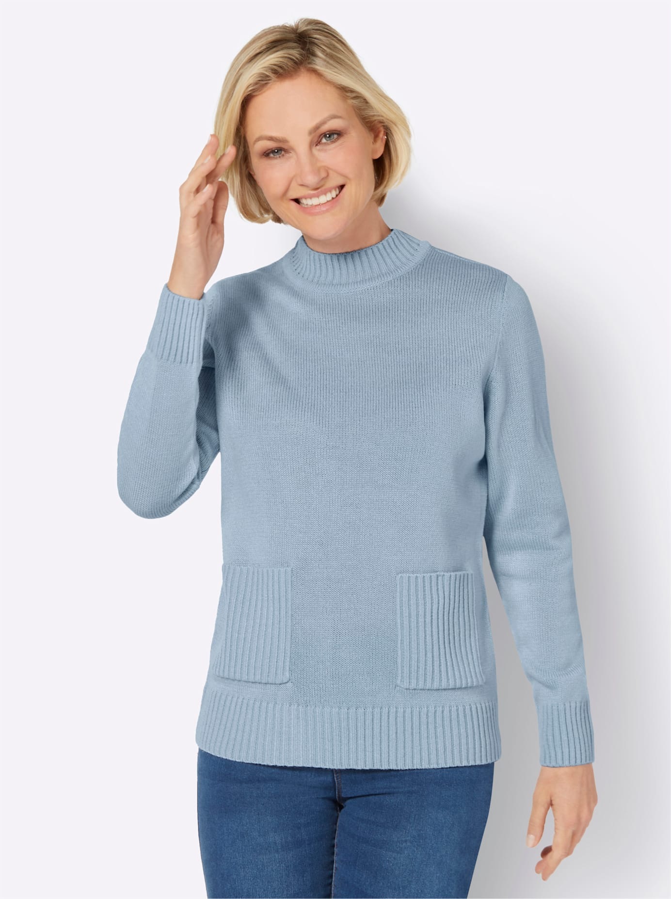 Classic Basics Stehkragenpullover "Stehkragen-Pullover"