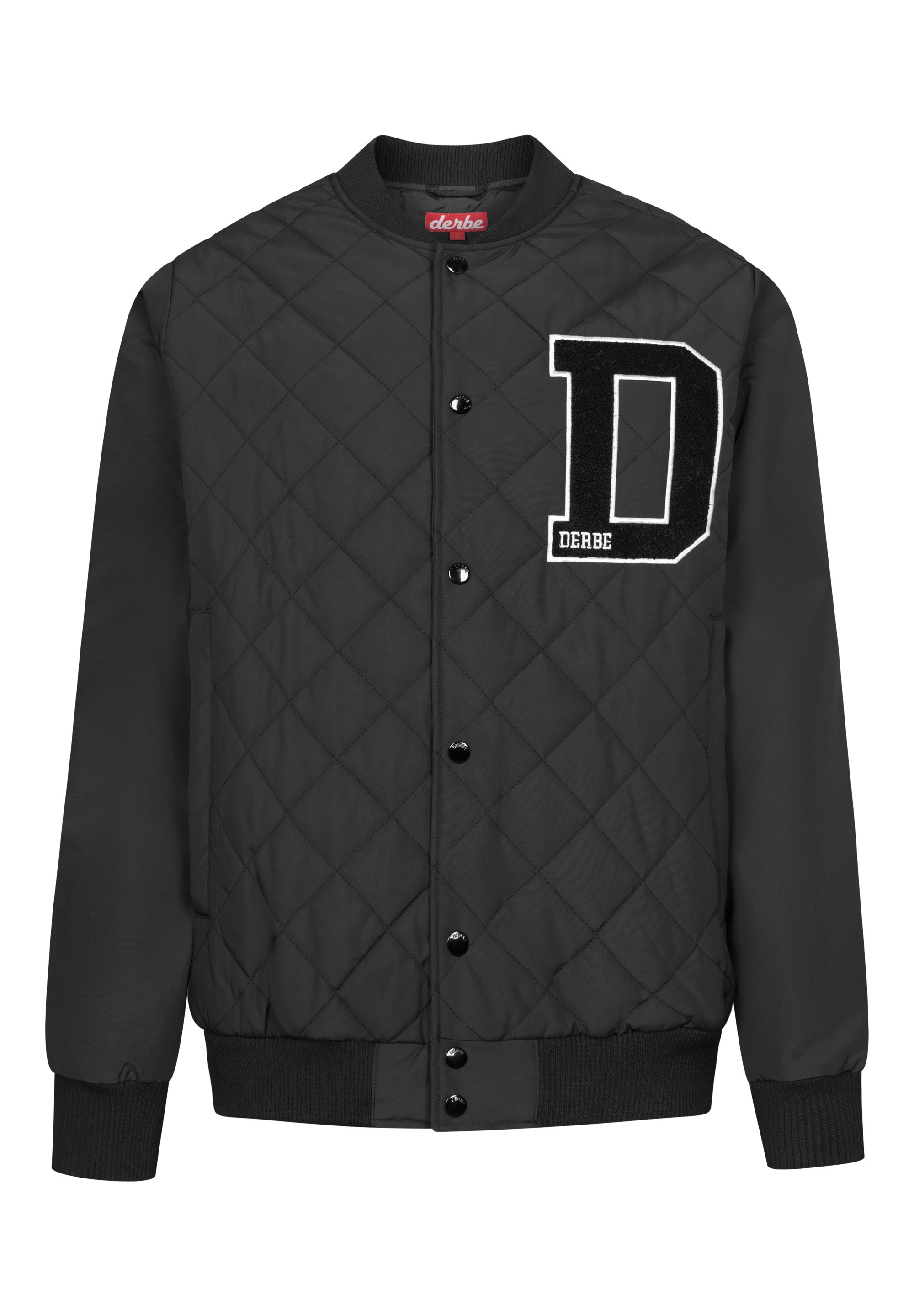 Derbe Collegejacke »Quiltby College«, ohne Kapuze, Unisex College Jacke aus nachhaltigen Materialien