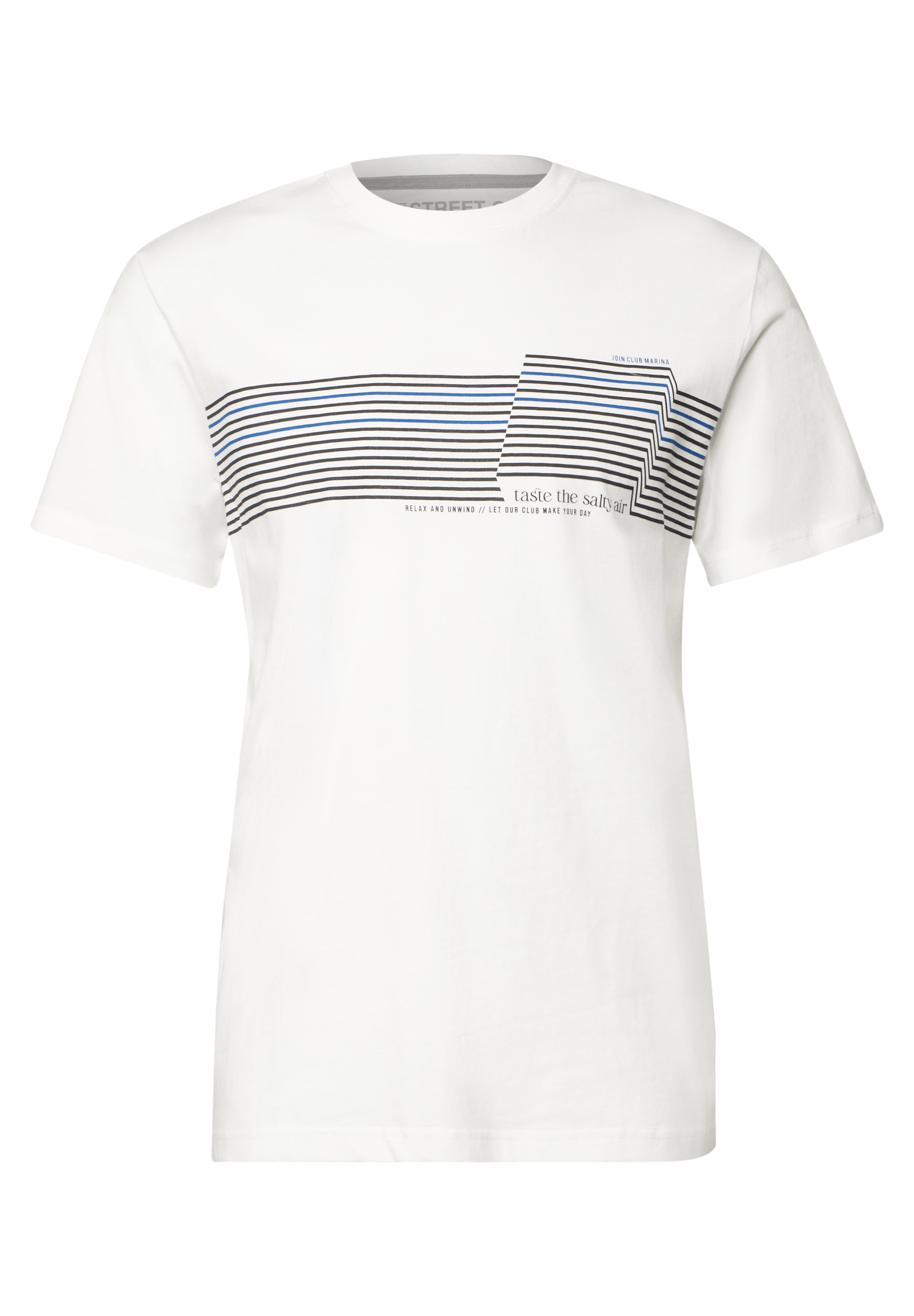 STREET ONE MEN T-Shirt, mit Rundhalsausschnitt