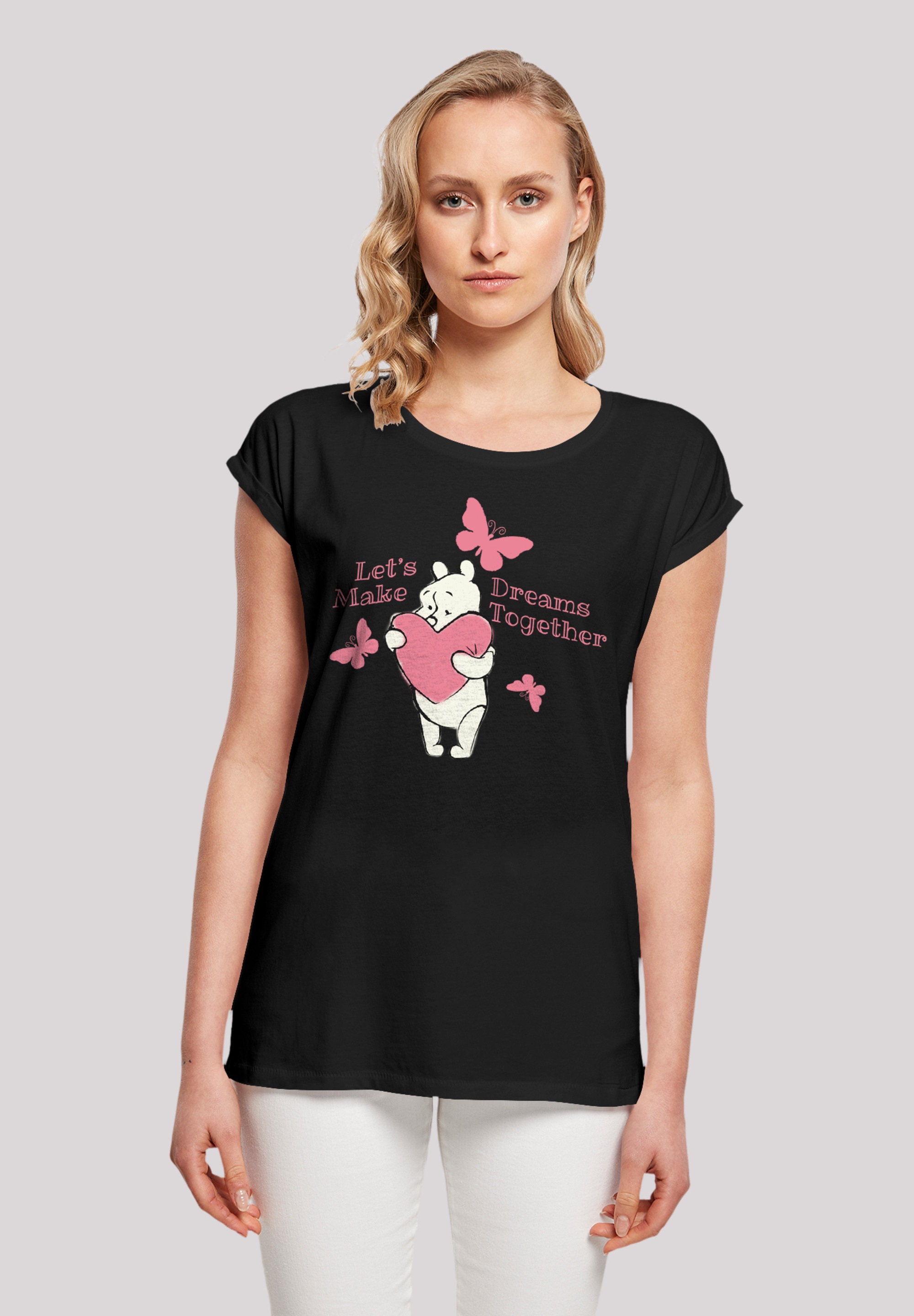 F4NT4STIC T-Shirt »Disney Winnie Puuh Let's Make Dreams«, Premium Qualität