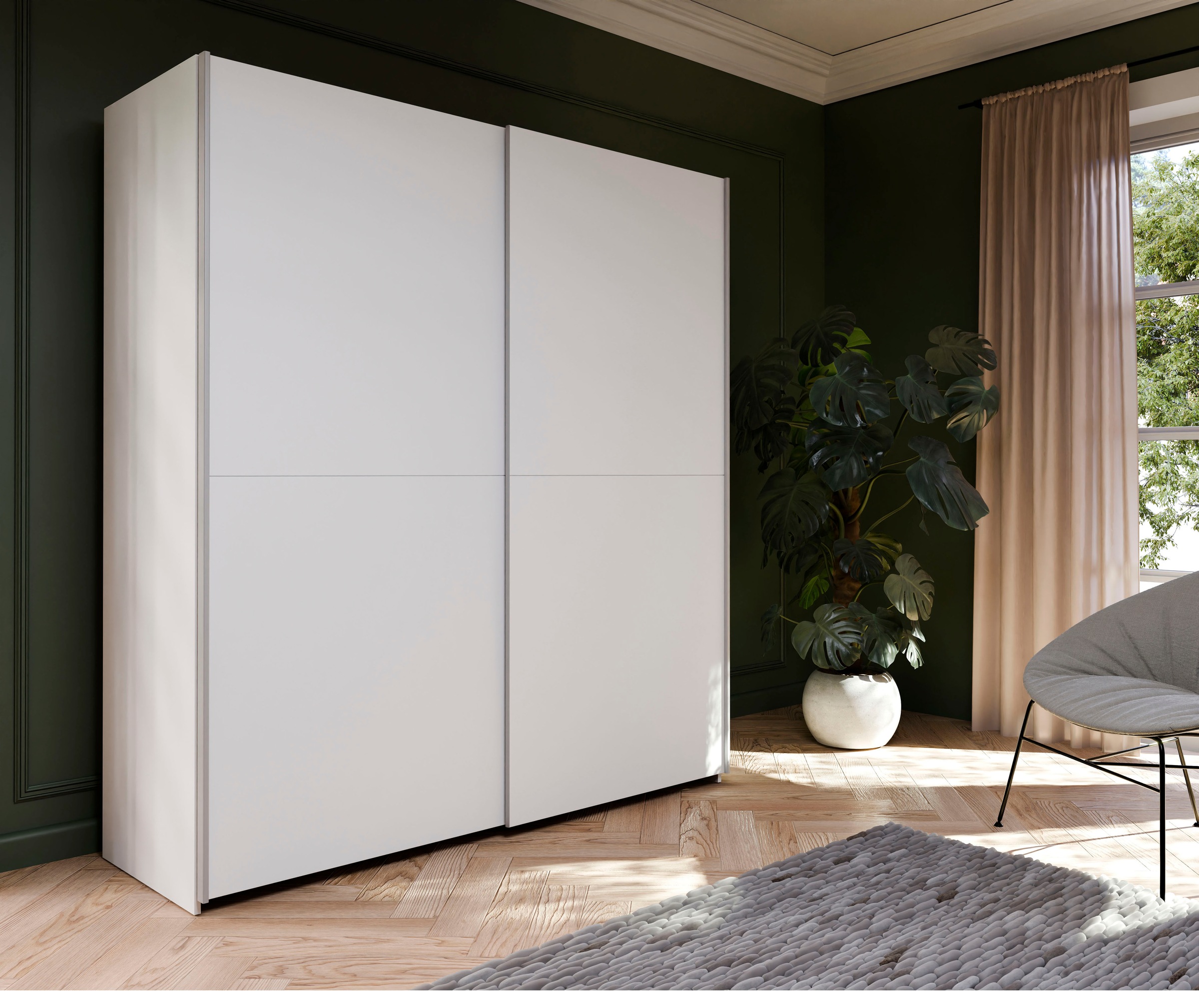 Home affaire Schwebetürenschrank "2 Schiebetüren, Made in Europe, stabil un günstig online kaufen