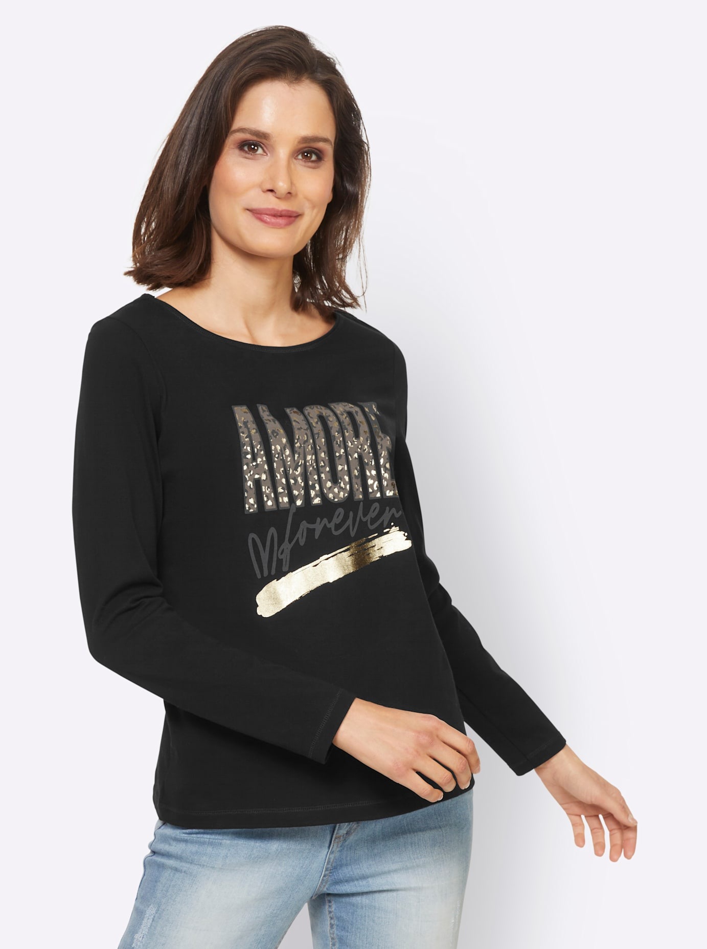 heine Rundhalsshirt "Shirt" 1 Stk. tlg. günstig online kaufen