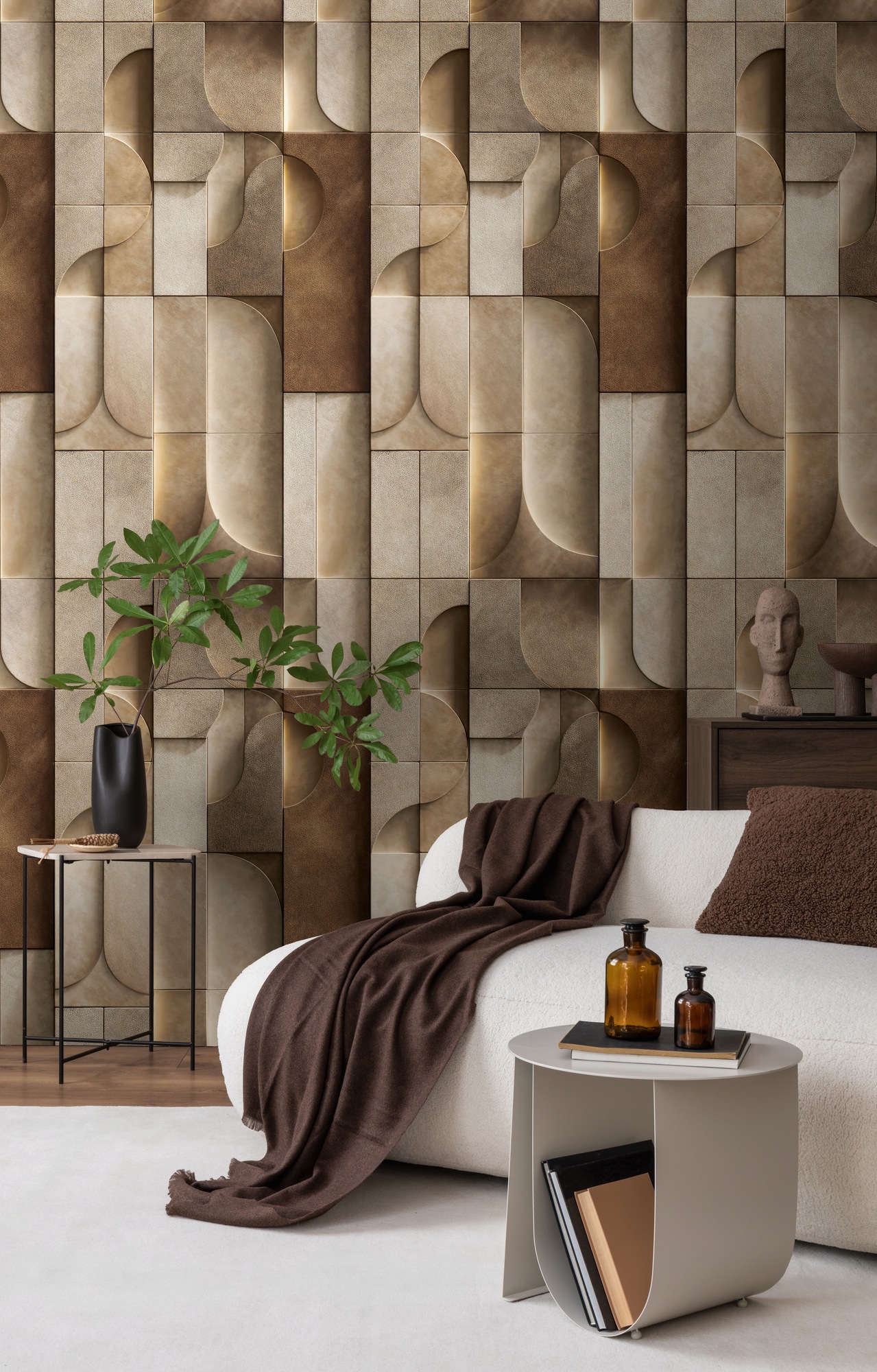 living walls Vliestapete »Fototapete Geometrische Formen erweiterbar«