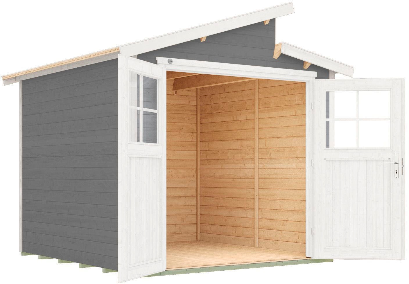 weka Gartenhaus »226 Gr.2, grau, 21 mm«