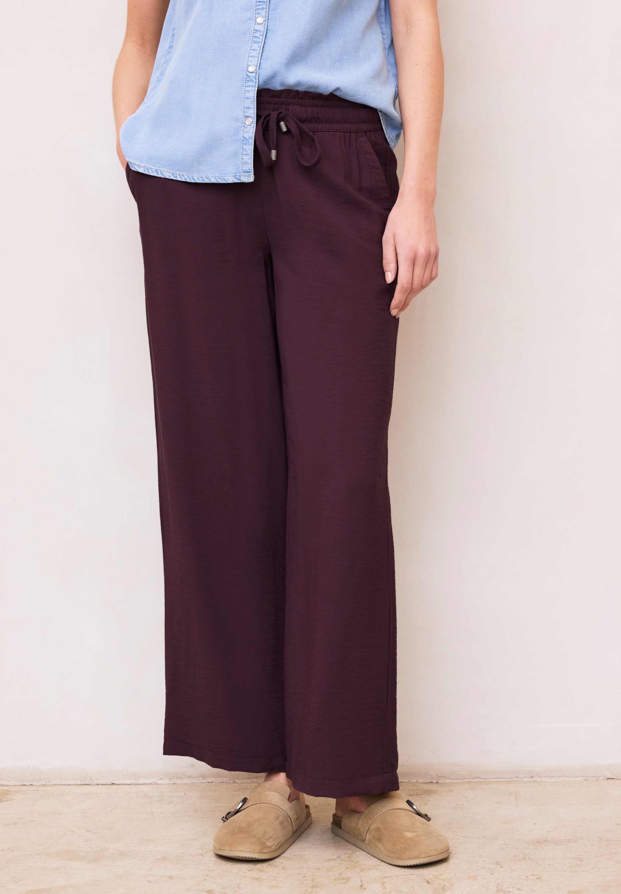 STREET ONE Stoffhose  im Loose Fit