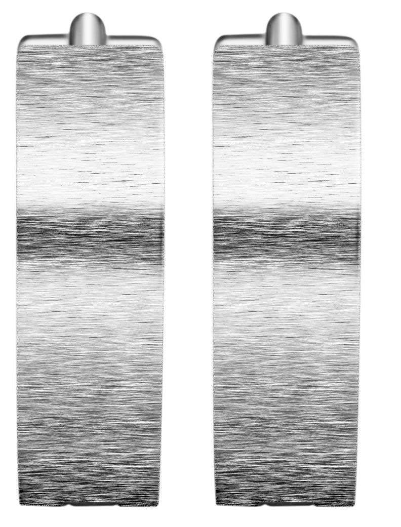 Adelia´s Paar Creolen »Neuheit 2025 - Unisex Creolen aus mattem Edelstahl Ø 8 mm«