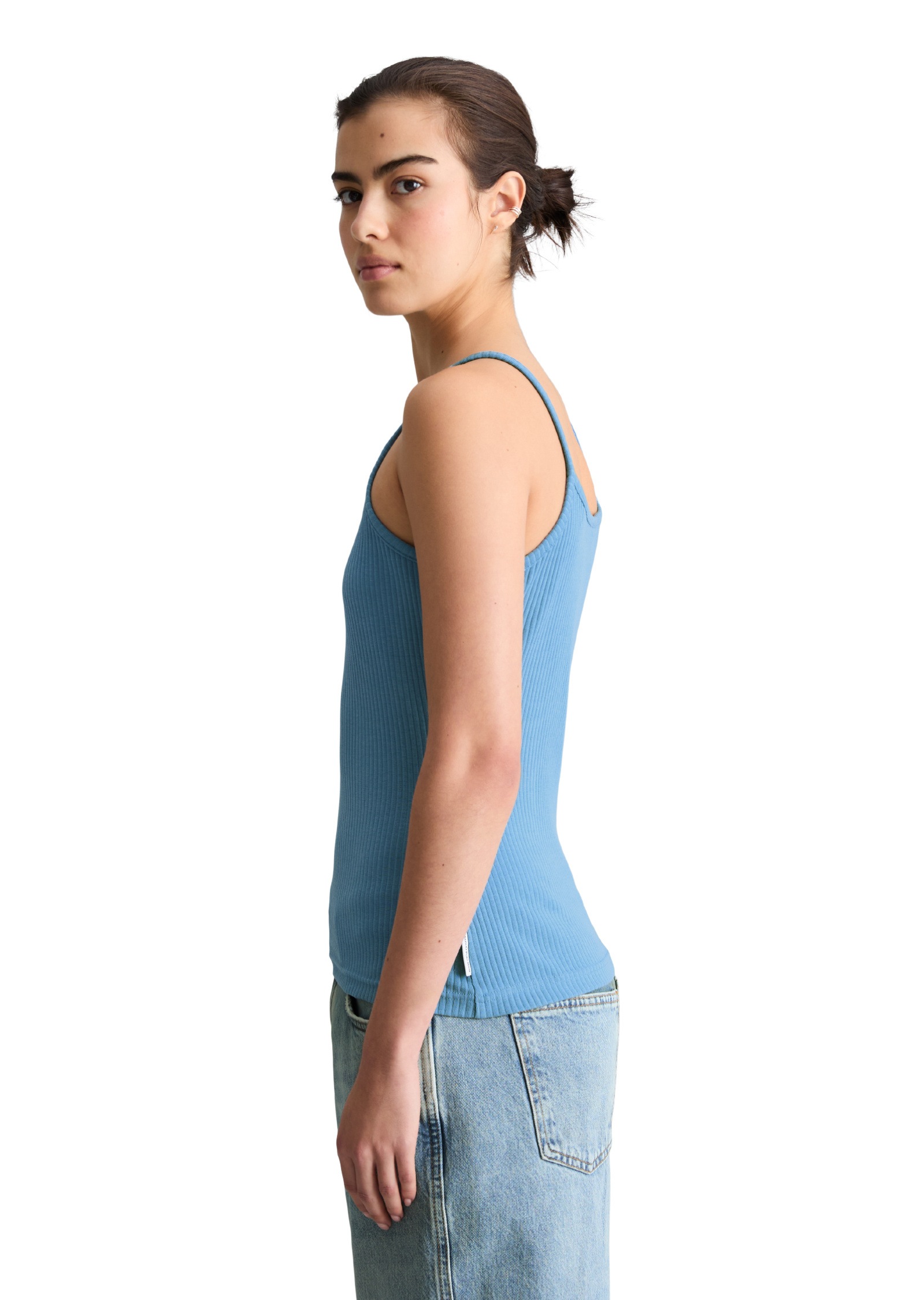 Marc O'Polo DENIM T-Shirt »aus Rippjersey«