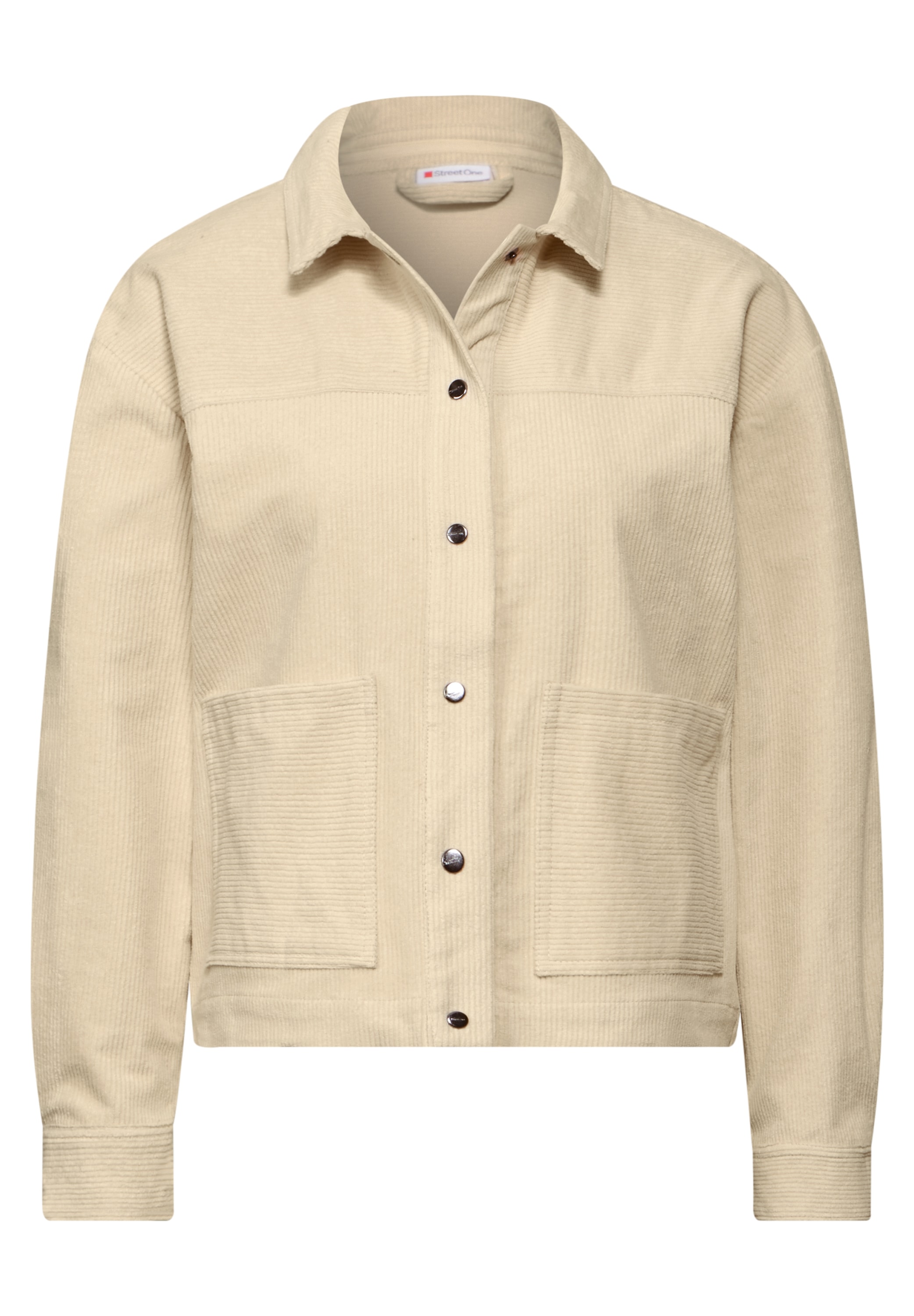 STREET ONE Cordjacke, ohne Kapuze, aus Baumwolle mit Stretchanteil