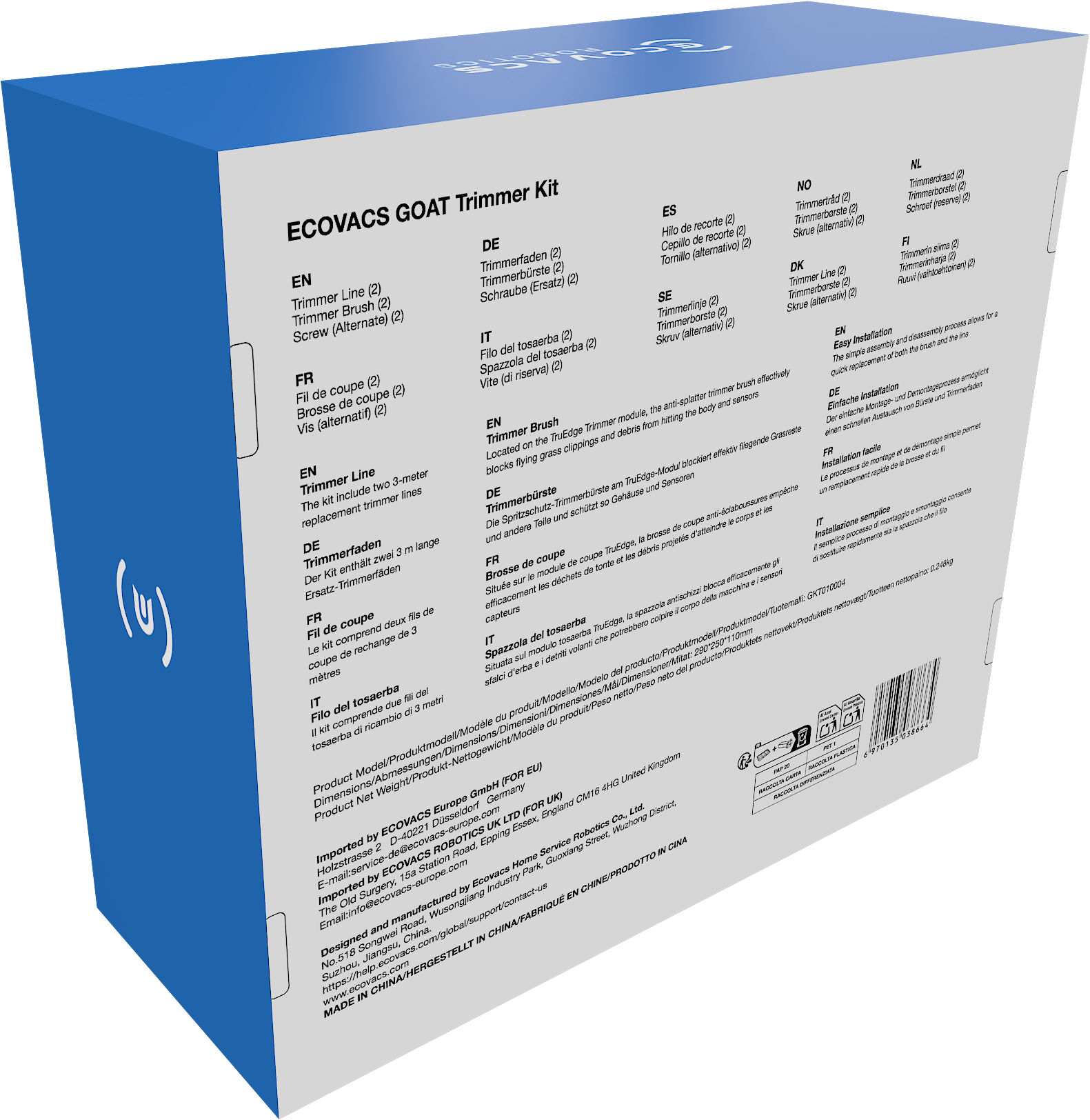 ECOVACS Trimmerfaden »GOAT Trimmer Kit - GKT010004«